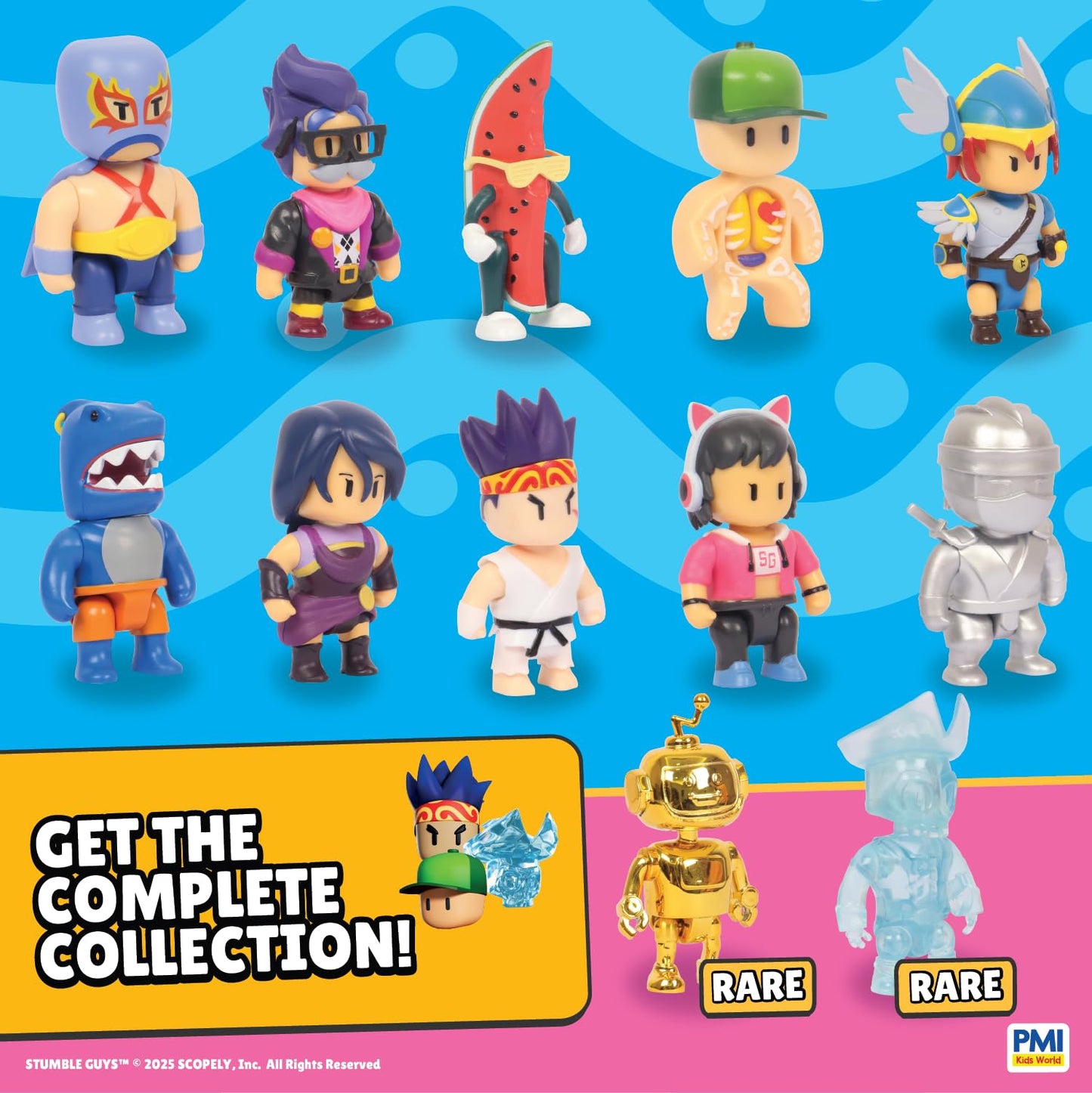 P.M.I. Stumble Guys Series 3 Mini Articulated Figures – 12-Pack Deluxe Box