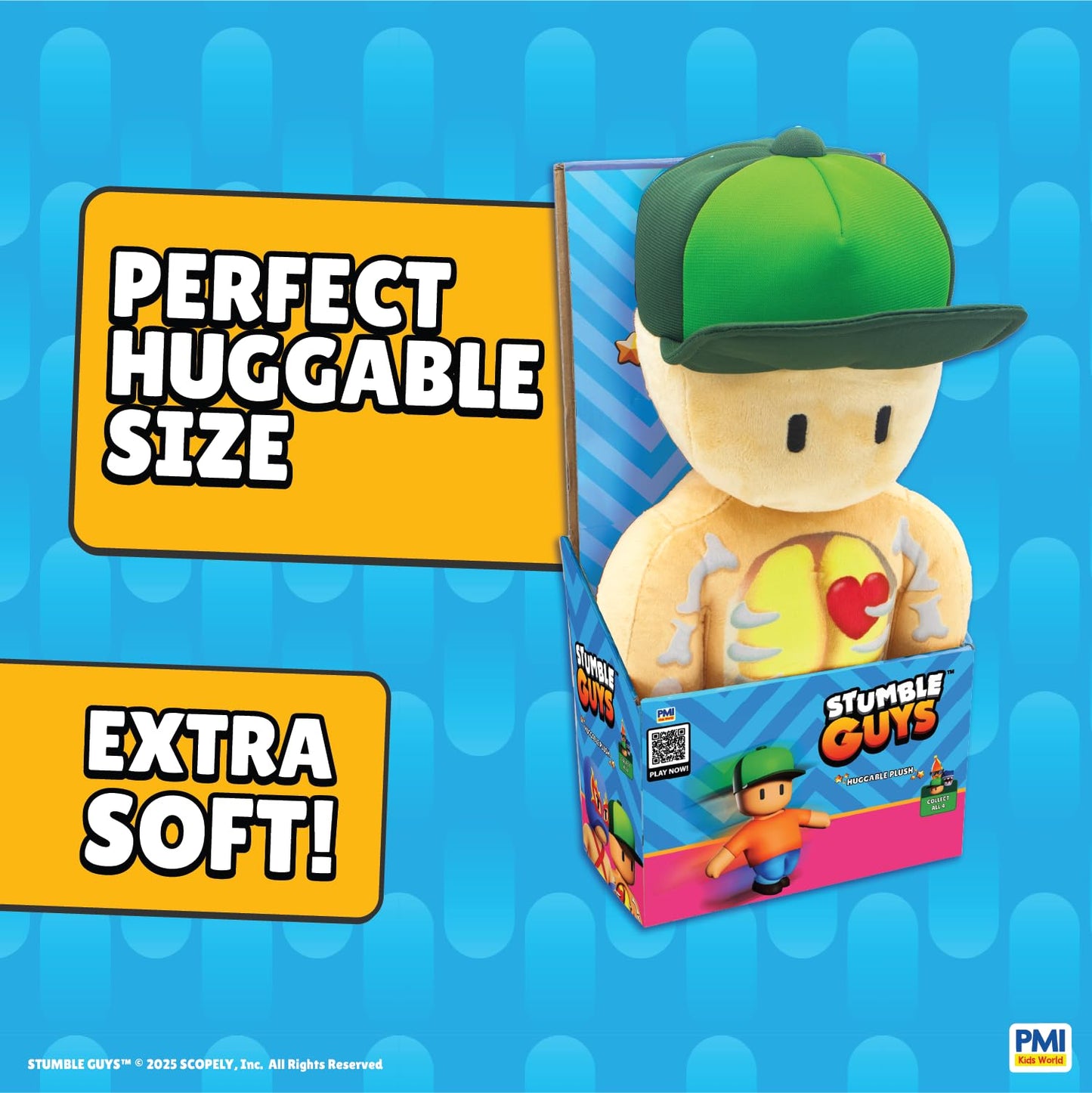 P.M.I. Stumble Guys Series 3 12” Huggable Plush – Mr. Stumble | Officially Licensed
