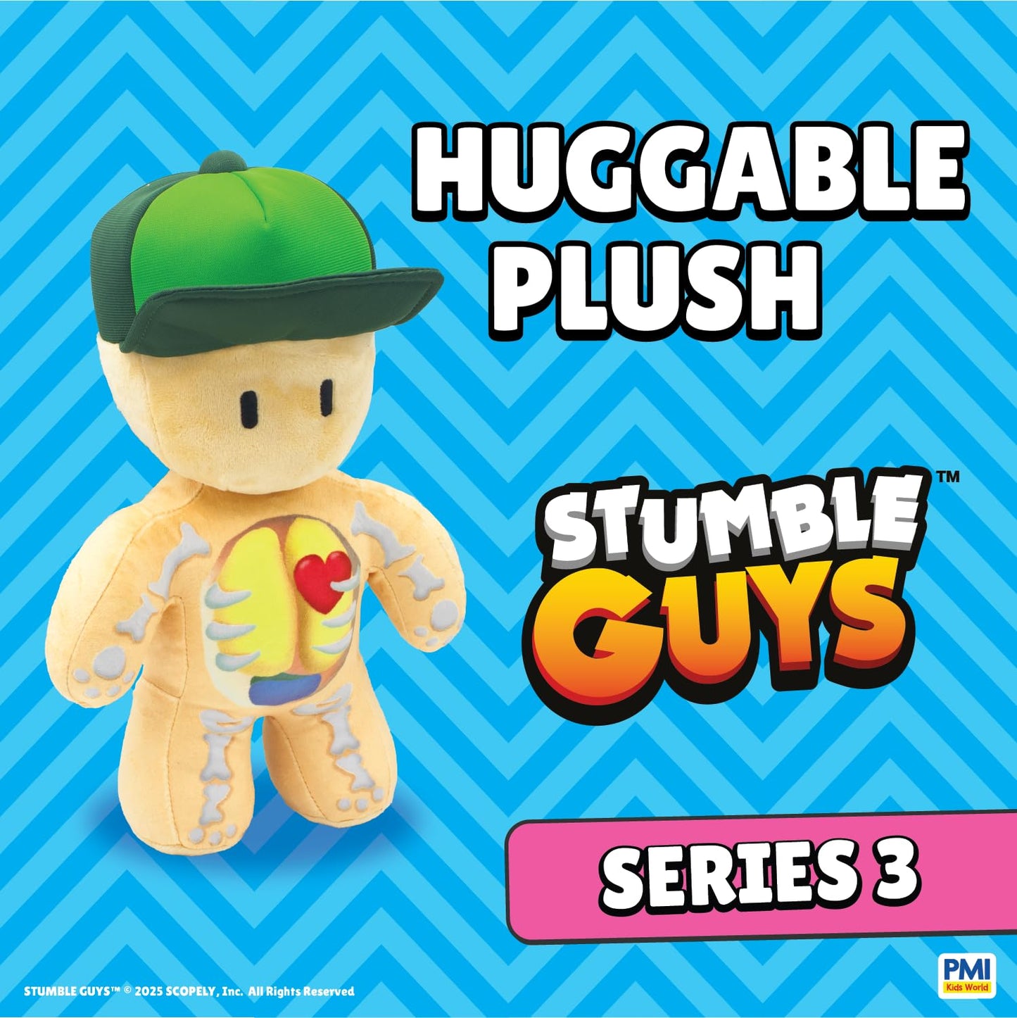 P.M.I. Stumble Guys Series 3 12” Huggable Plush – Mr. Stumble | Officially Licensed
