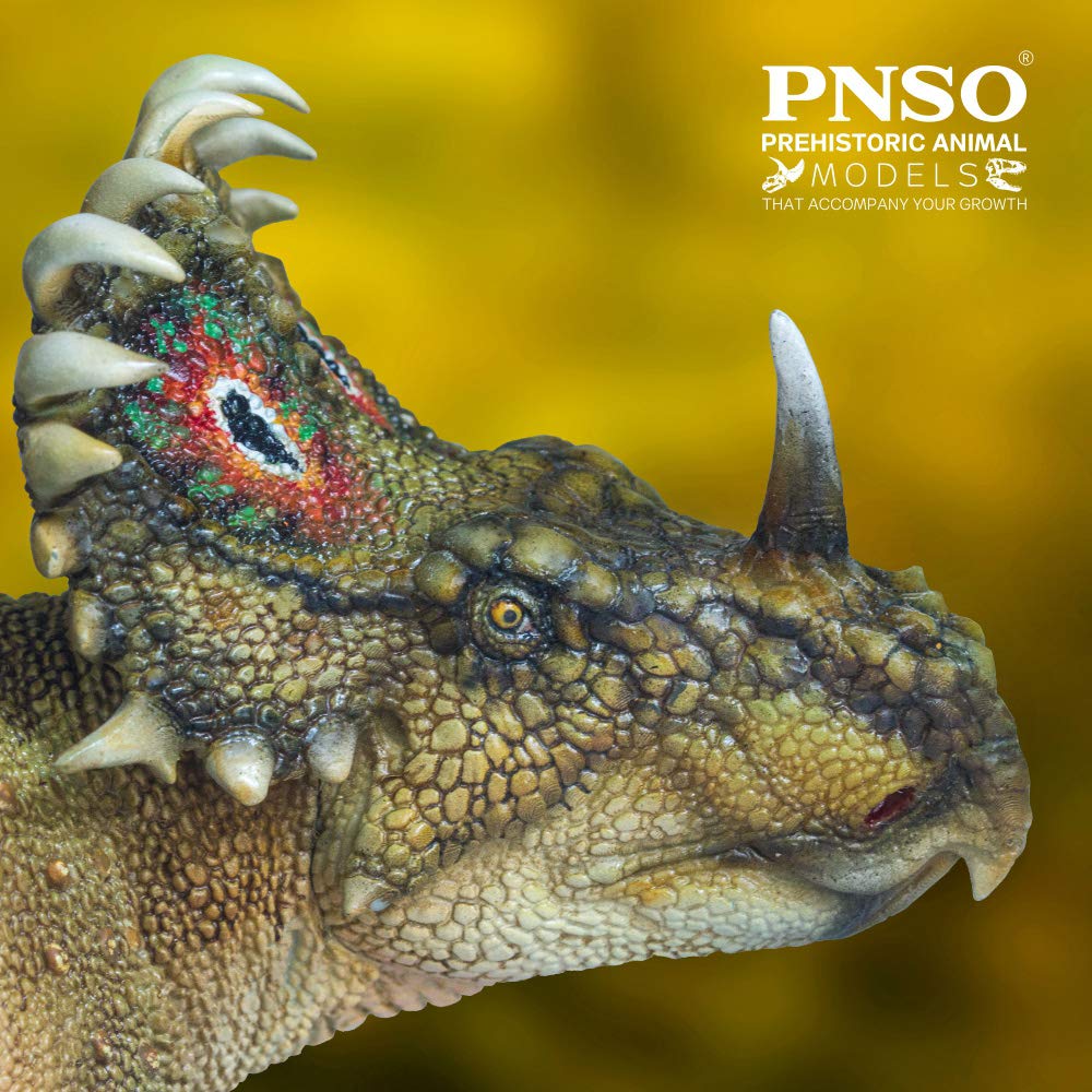 PNSO 40 A-Qi Sinoceratops — Realistic Prehistoric Dinosaur Model for Education