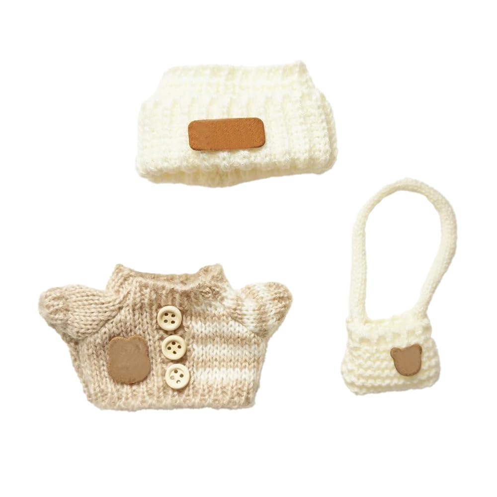 Podafu 17cm Doll Clothes Set – Hat & Overalls (Style H) for 17cm Dolls