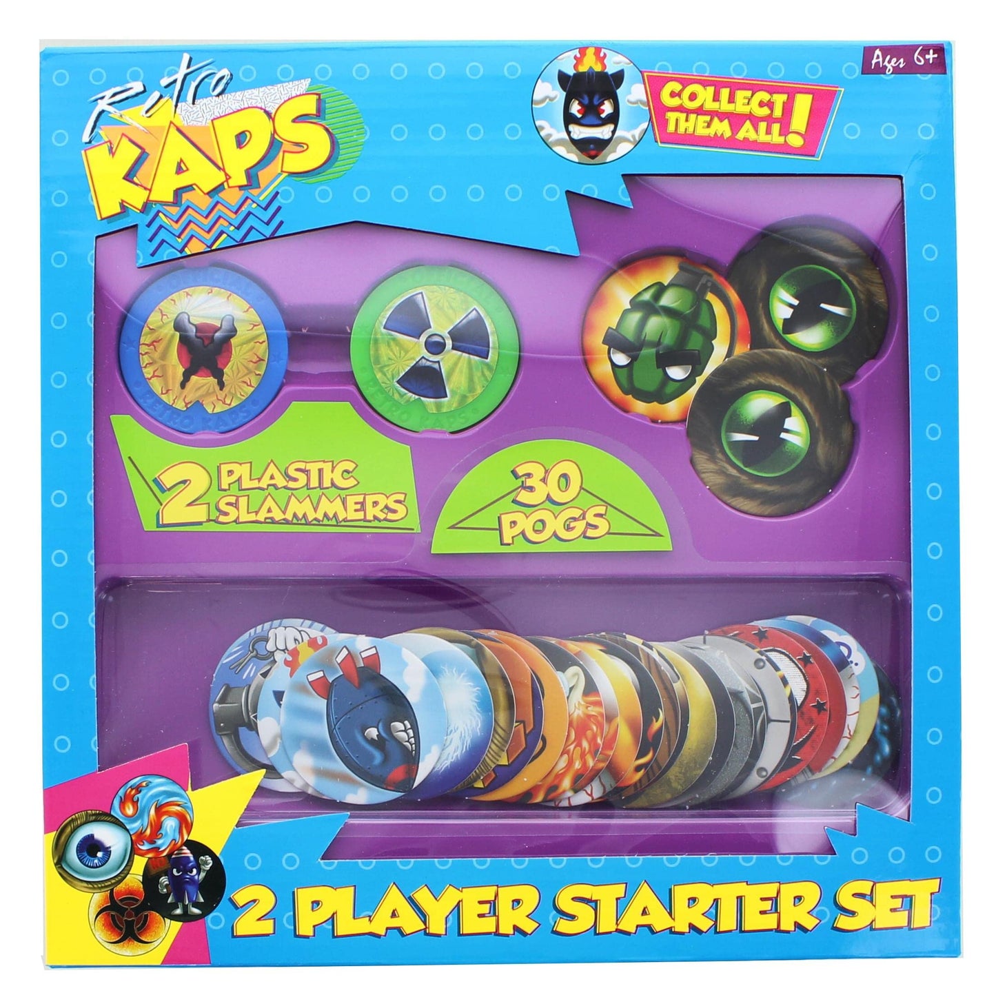 Pog Retro Kaps – Retro KAPS 2-Player Starter Kit