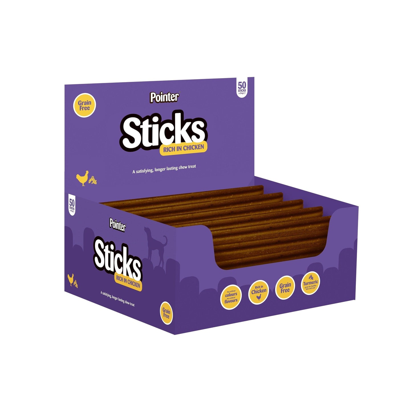 Pointer Chicken Sticks Grain Free Dog Treat