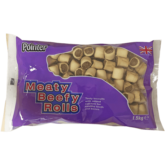 Pointer Meaty Beefy Rolls/Marrowbone Rolls 1.5kg