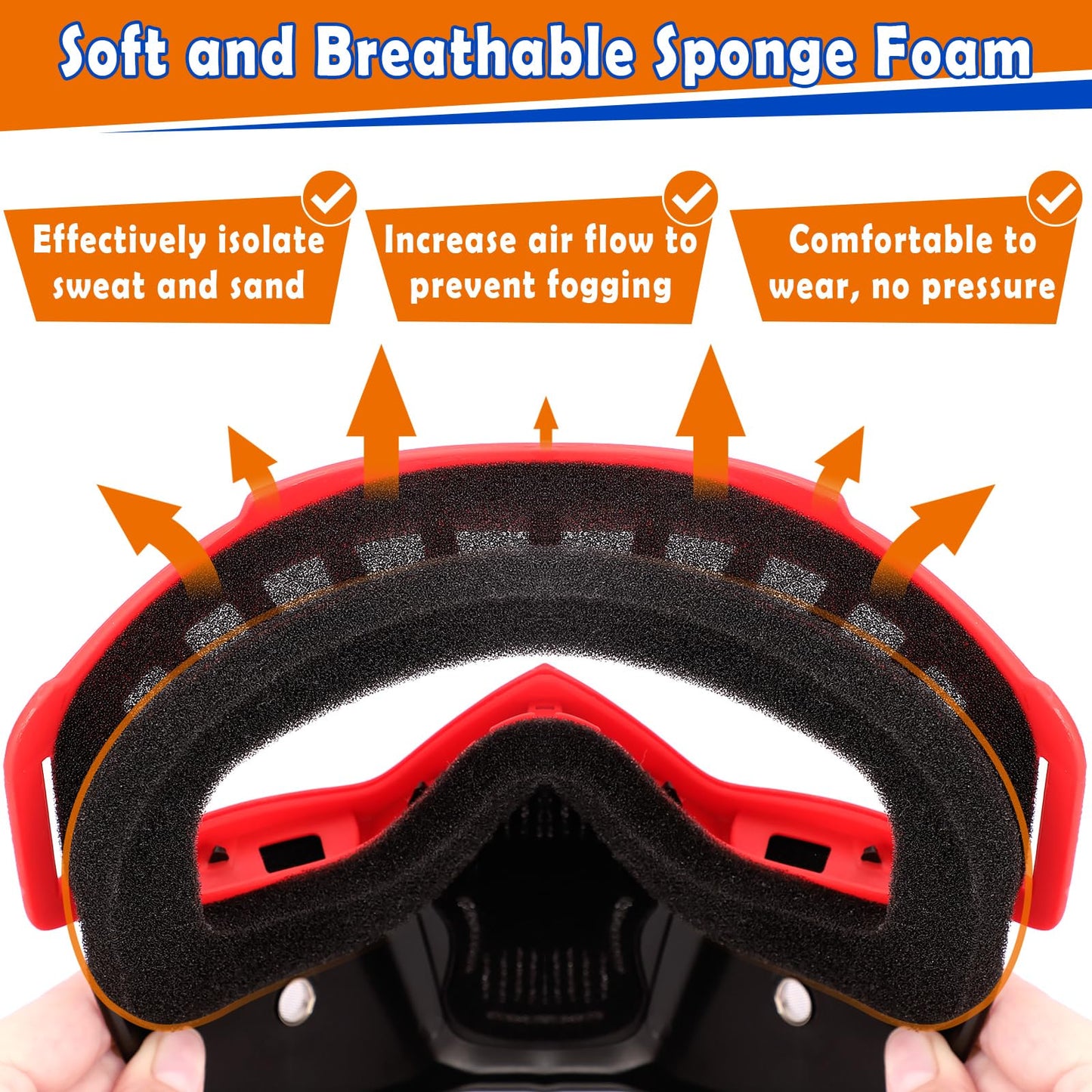 POKONBOY 4 Pack Detachable Masks with Goggles – Nerf Rival Compatible