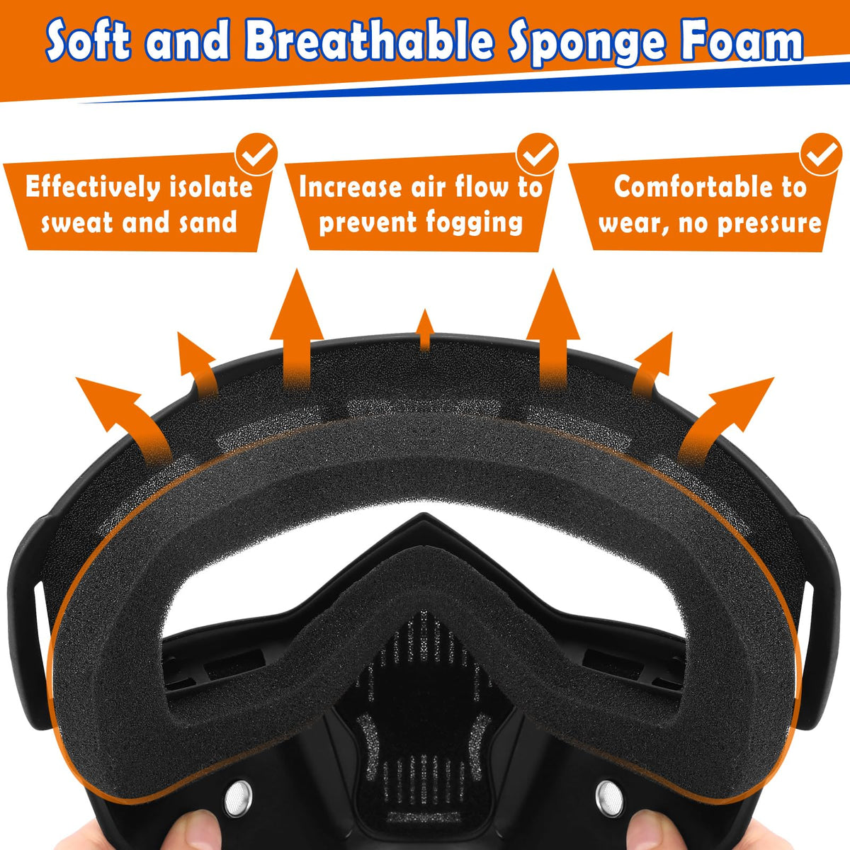 POKONBOY 2 Pack Detachable Masks with Goggles – Nerf Rival Compatible (Black & White)