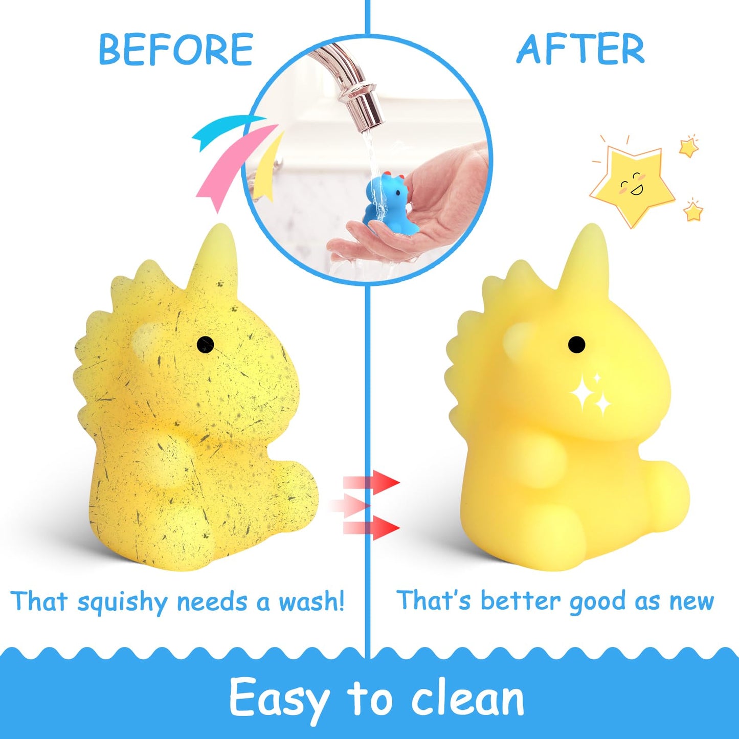 POKONBOY 30 PCS Squishies Mochi Toys – Mini Kawaii Squeeze Stress Relief Animals & Gift Favors
