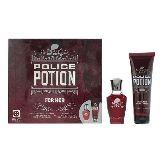 Police Potion for Her Gift Set 30ml EDP + 100ml Body Lotion Women's Fragrance