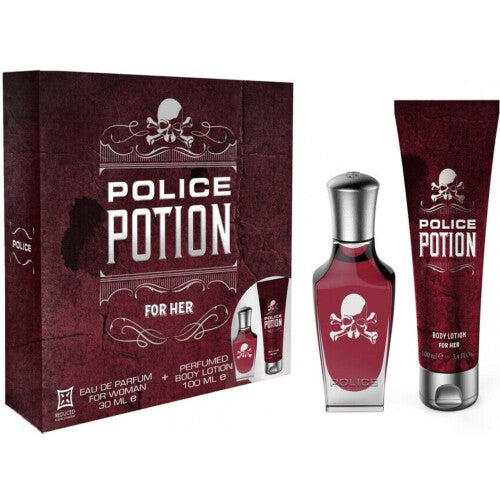 Police Potion for Her Gift Set 30ml EDP + 100ml Body Lotion Women's Fragrance