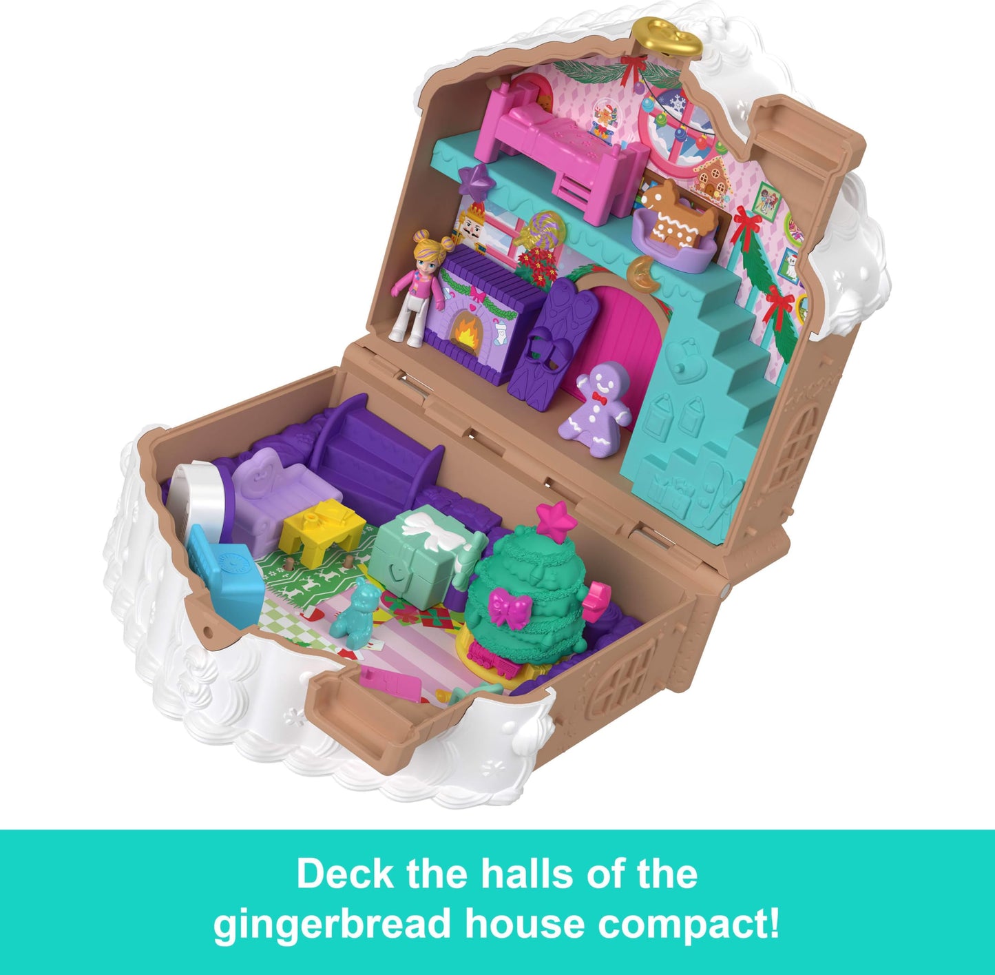 Polly Pocket Advent Calendar: 24+ Surprises in a DIY Gingerbread House Playset