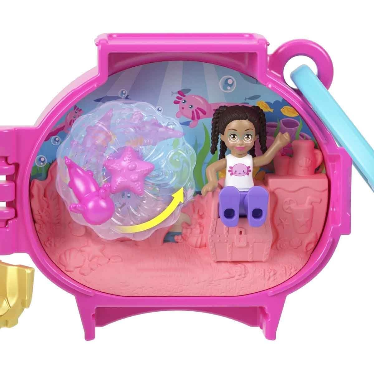 Polly Pocket Collectible Axolotl Compact Playset | Ages 4+