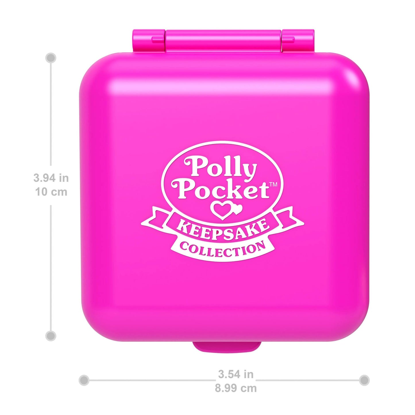 Polly Pocket Mattel 80th Anniversary Tribute Pencil Case Set | 3 Dolls, Pet & Celebration Furniture