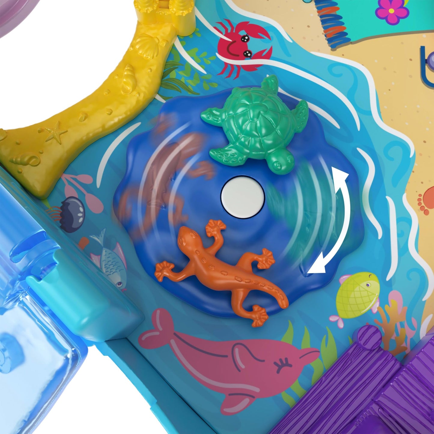 Polly Pocket Pet Mobile Adventure Playset – Micro Dolls, Transforming Camper Van & Pets