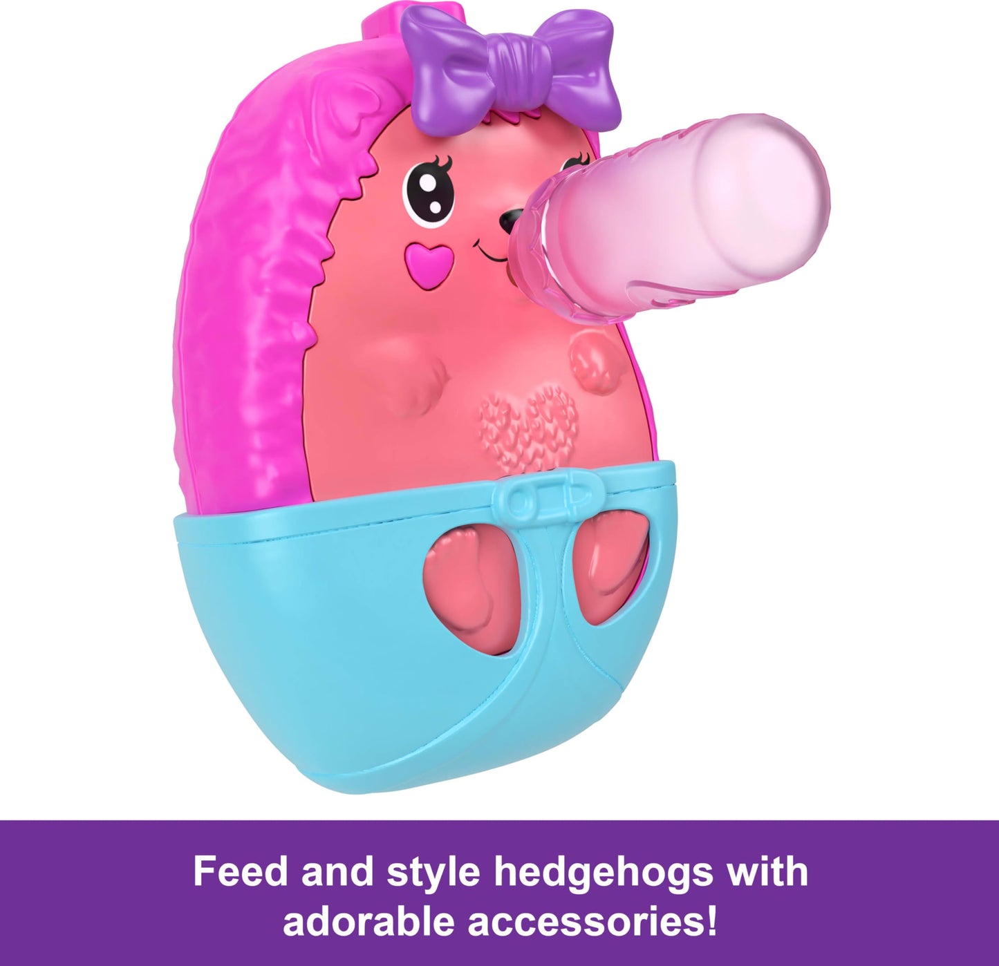 Polly Pocket Hedgehog Purse Playset – 2-in-1 Travel Toy with 2 Micro Dolls & 16 Accessories