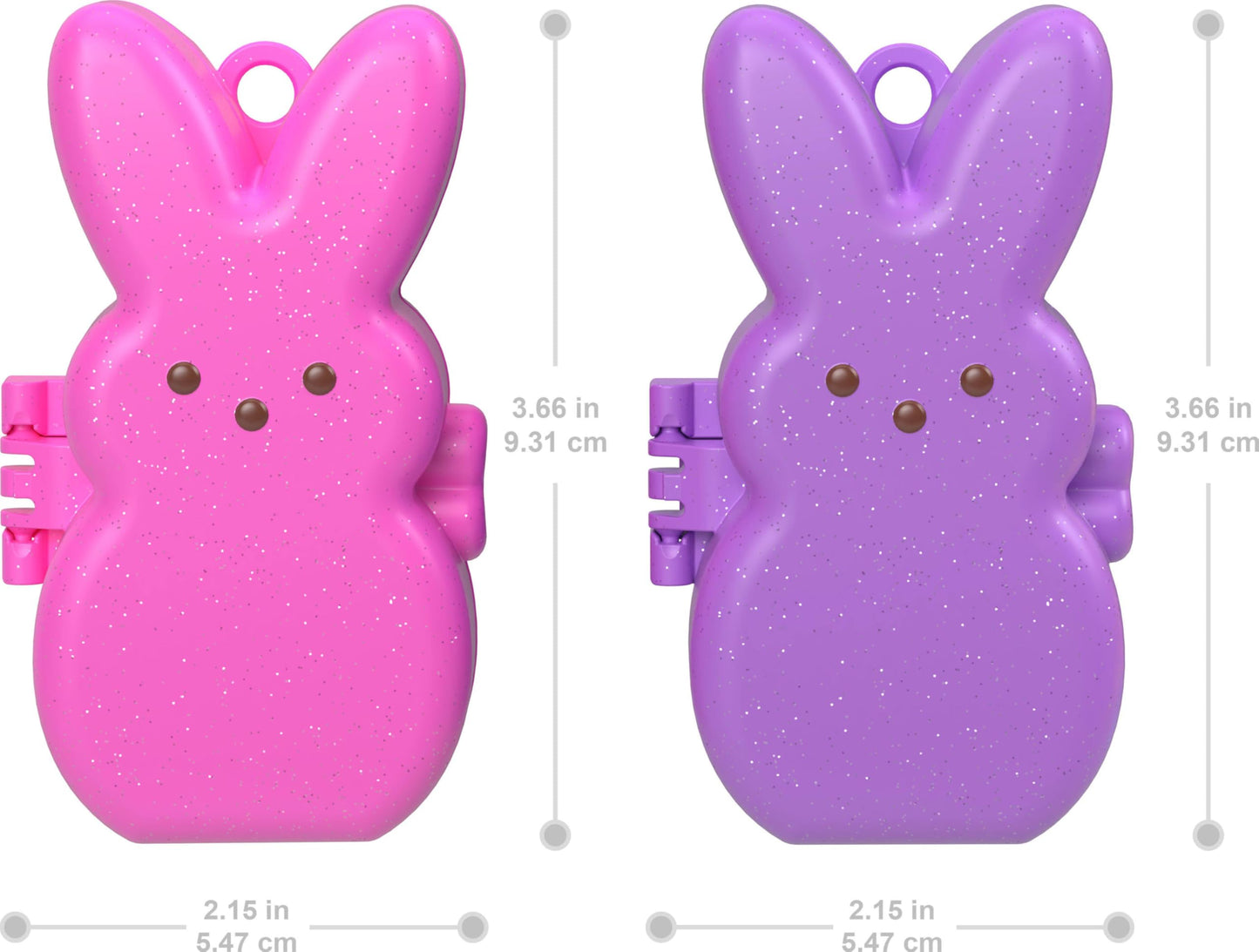 Polly Pocket x Peeps: 6 Micro Dolls & 2 Themed Playsets with 6 Accessories