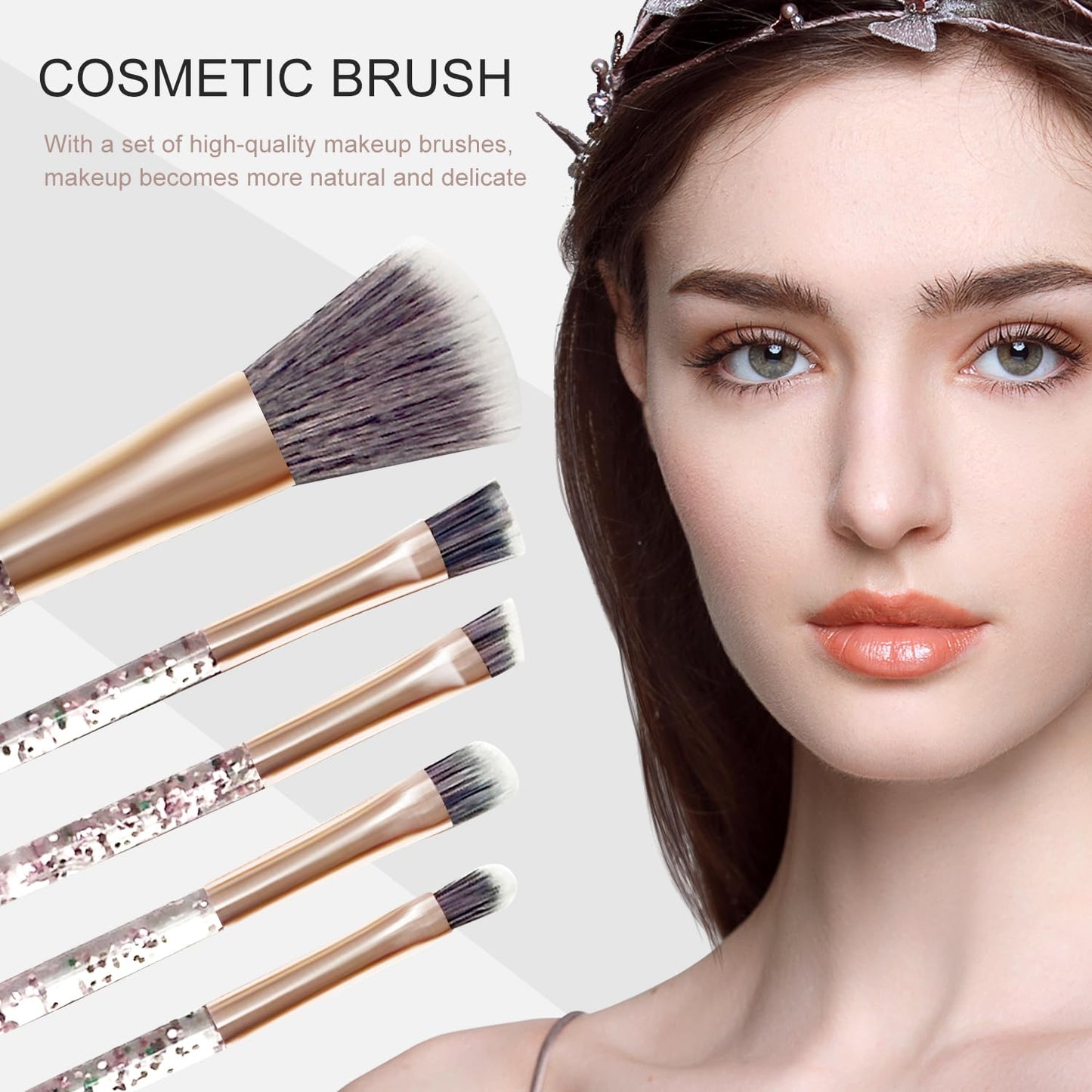 Pomcral Make up Sets for Teens 10-12 | Eyeshadow Palette, Lip Gloss, Brushes & Makeup Bag