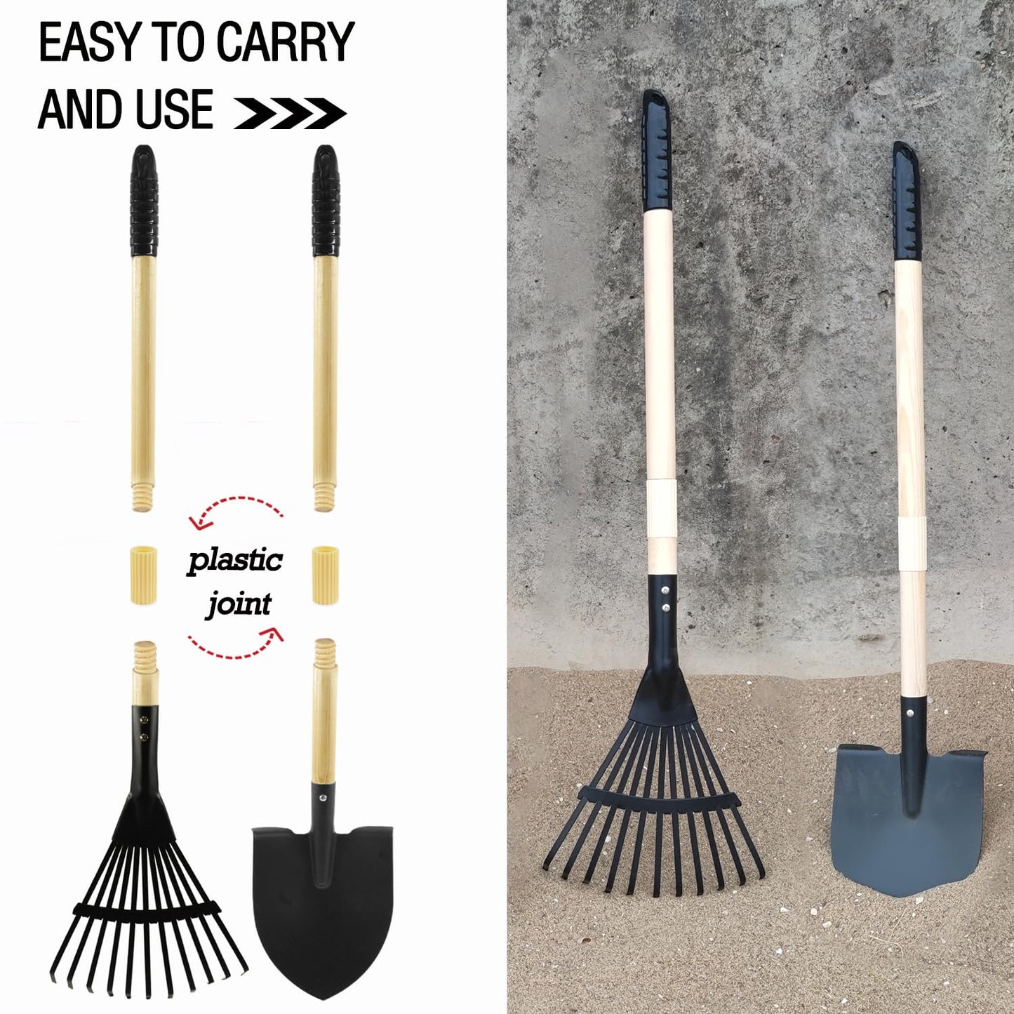 POMIKU Toddlers Gardening Set with Wagon – 7-Piece Outdoor Garden Toys for Ages 2-5