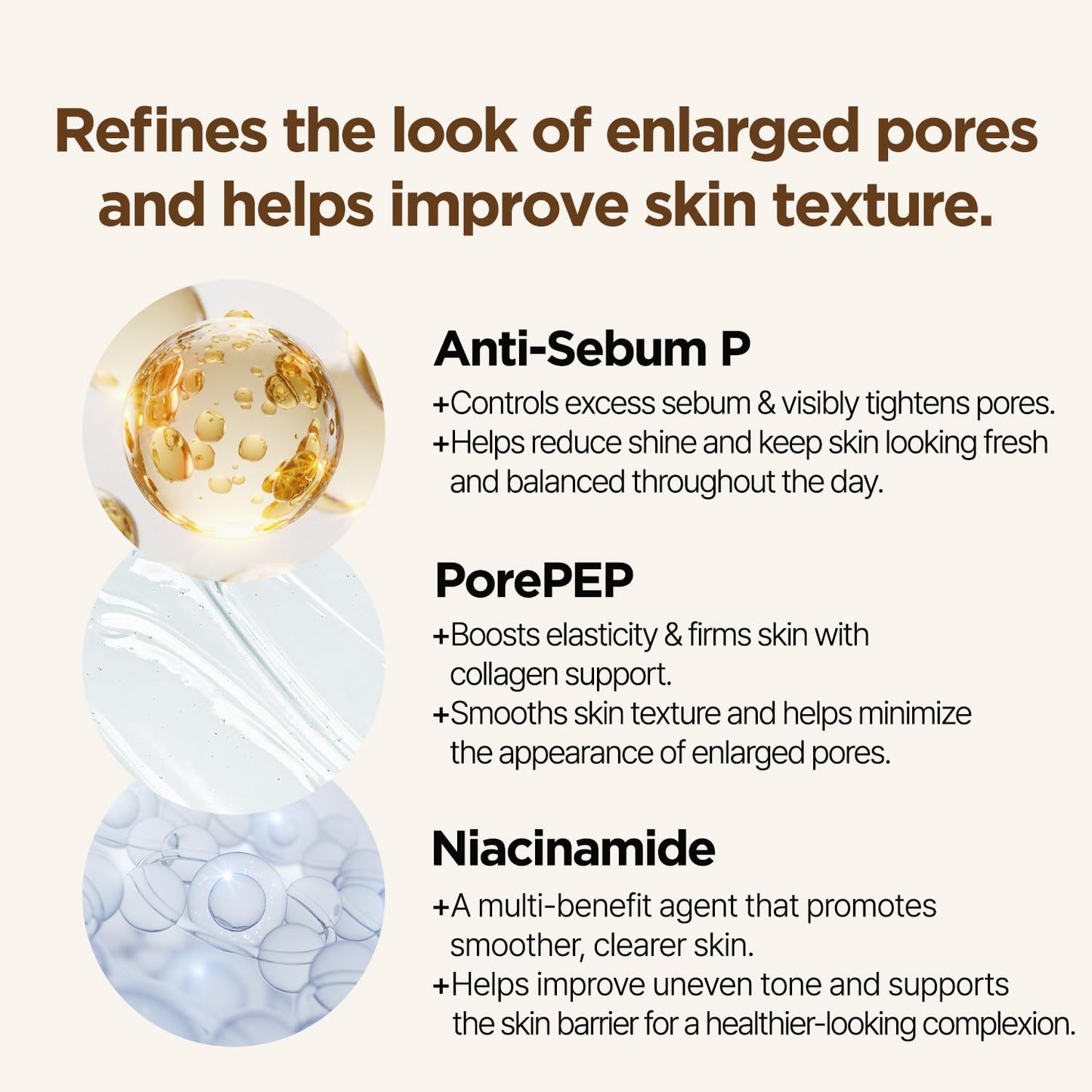 PONGDANG Pore Tightening Cream 1.76 oz | Hydrating & Refining Formula with Niacinamide & White Truffle | Korean Skincare