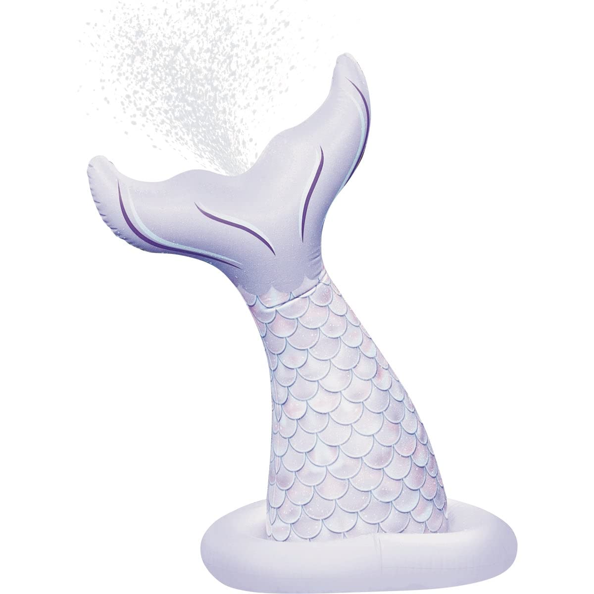 PoolCandy Mermaid Print Inflatable Toys – Mermaid Tail Sprinkler, Pool Floats & More