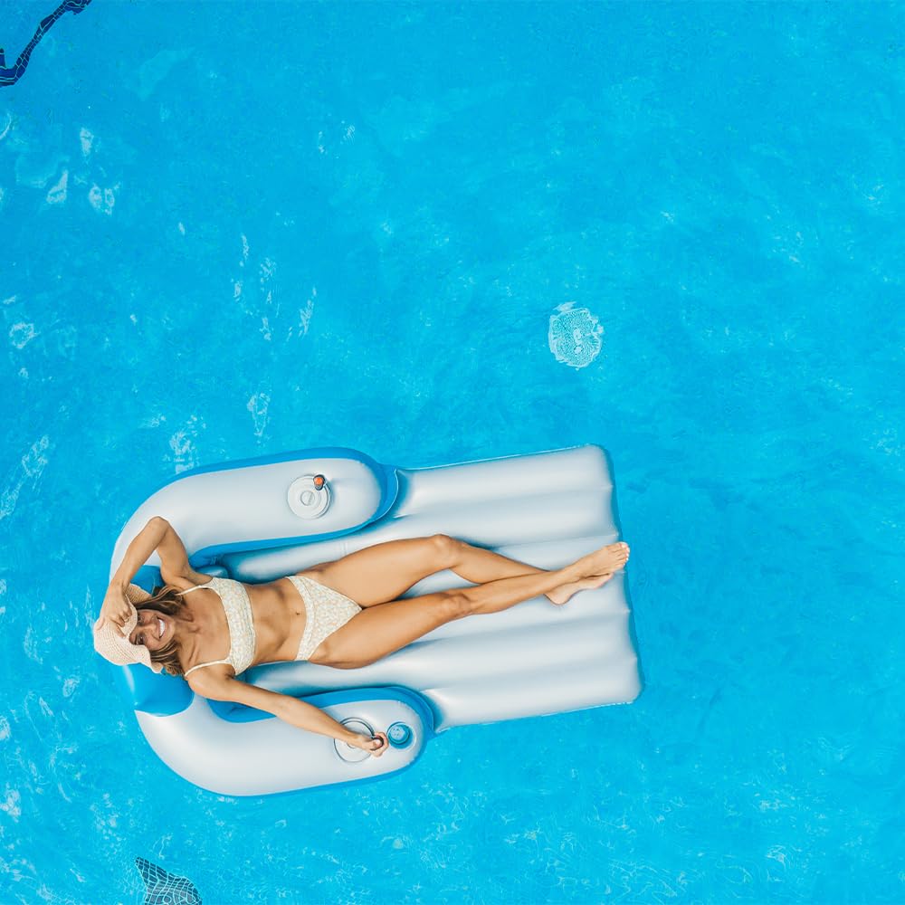 PoolCandy Splash Runner Motorized Pool Lounger – Deluxe 9V In-Pool Lounger
