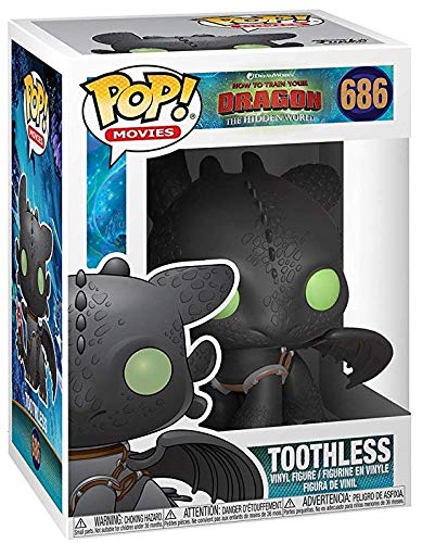 POP Toothless Vinyl Figure | How To Train Your Dragon 3: The Hidden World – 3.75-Inch Collectible with Box Protector