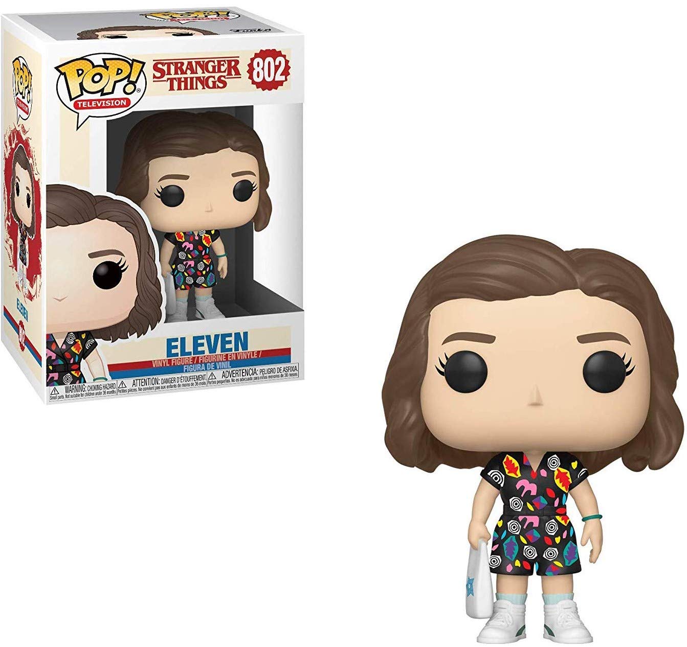 POP Stranger Things Eleven in Mall Outfit Funko Pop! Vinyl Figure – 3.75 in with Box Protector