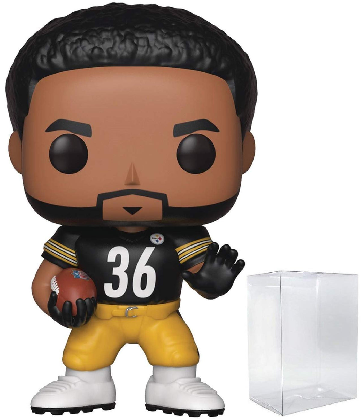 POP Football Legends Jerome Bettis Funko Vinyl Figure – 3.75 in, Includes Box Protector