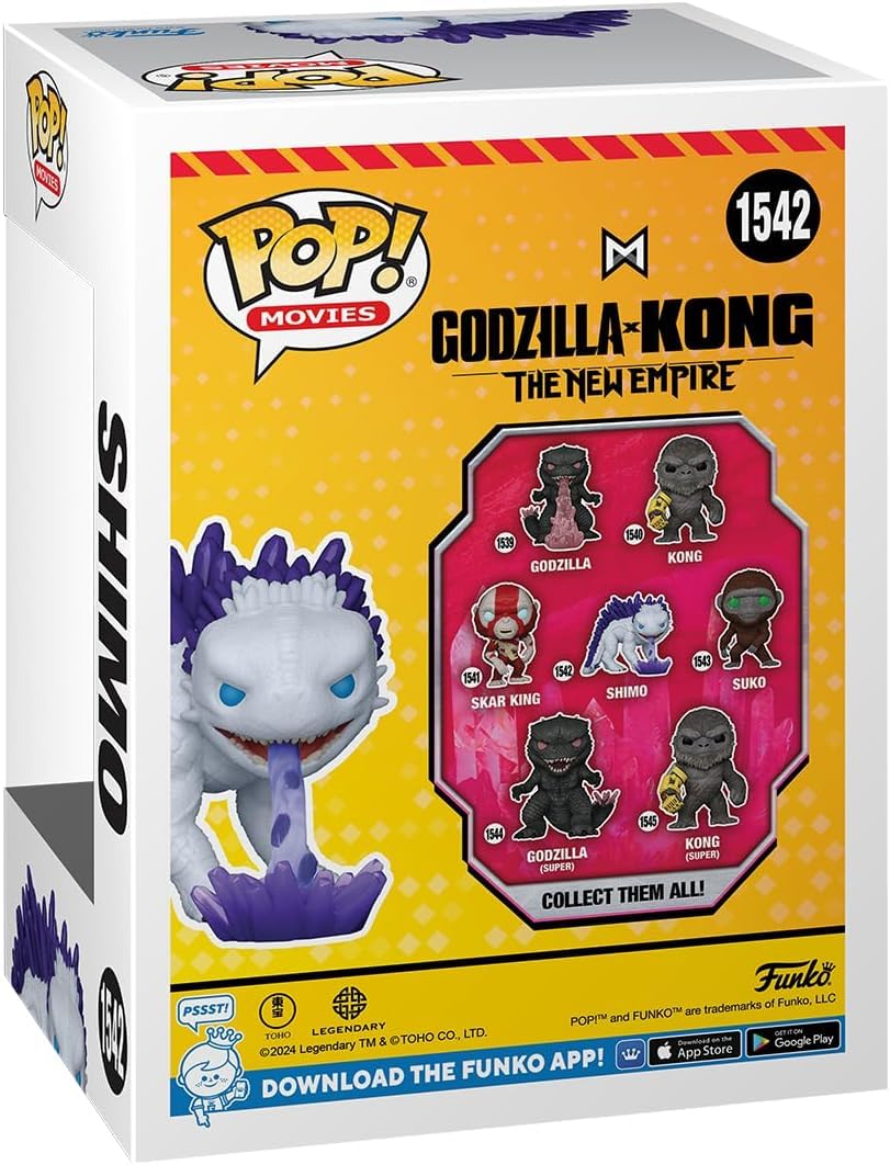 POP Movies Shimo Ice-Ray Figure – Godzilla x Kong: The New Empire | Funko POP!, 3.75" with Box Protector
