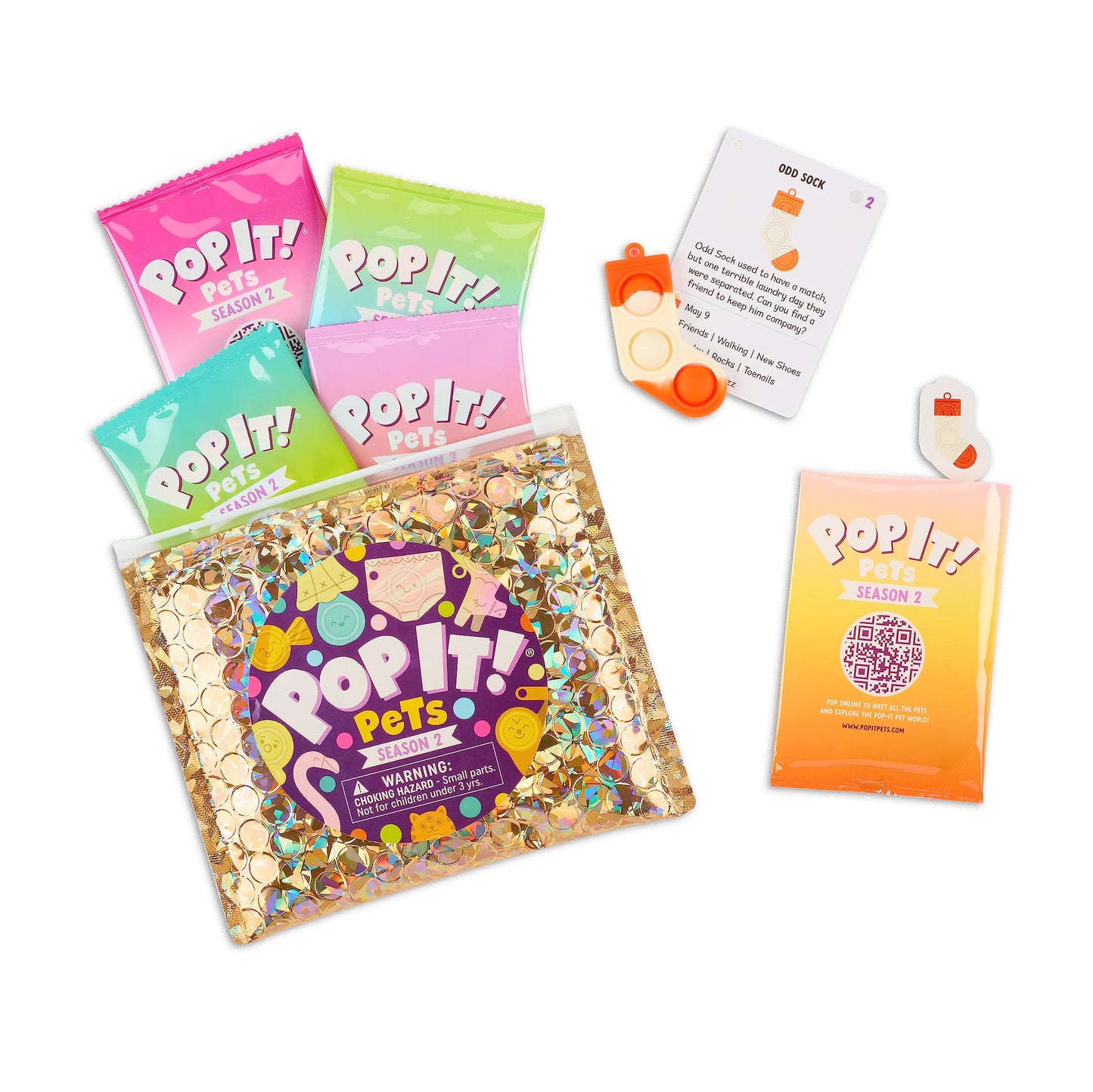 Pop It! Pets Season 2 by Buffalo Games | Ultimate Sensory Fidget Toy with 17 Surprises
