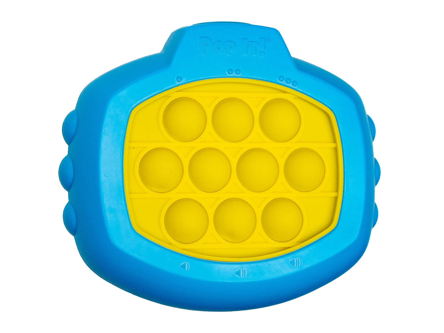 Pop It! Pro for Kids - Original Light-Up Bubble Pop Game by Buffalo (Blue & Yellow)