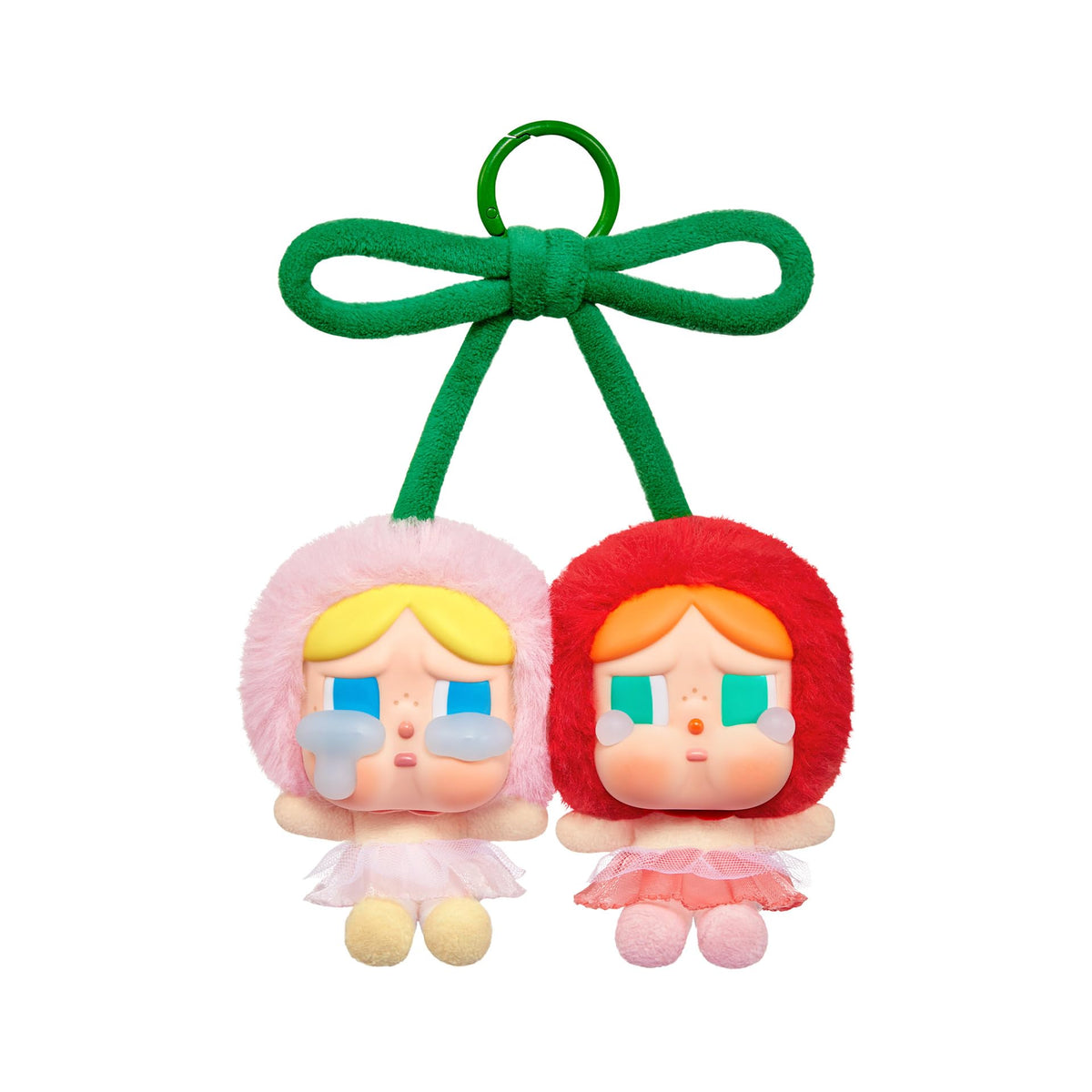 POP MART Crybaby Love You Cherry Much Vinyl Plush Hanging Card – Collectible Desk Decor