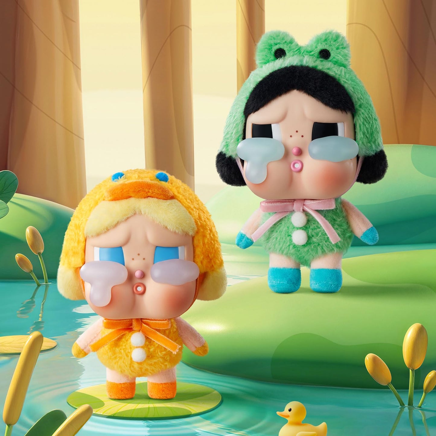 POP MART Crybaby Tears Factory Series Vinyl Blind Box Figures | Collectible Plush Toys