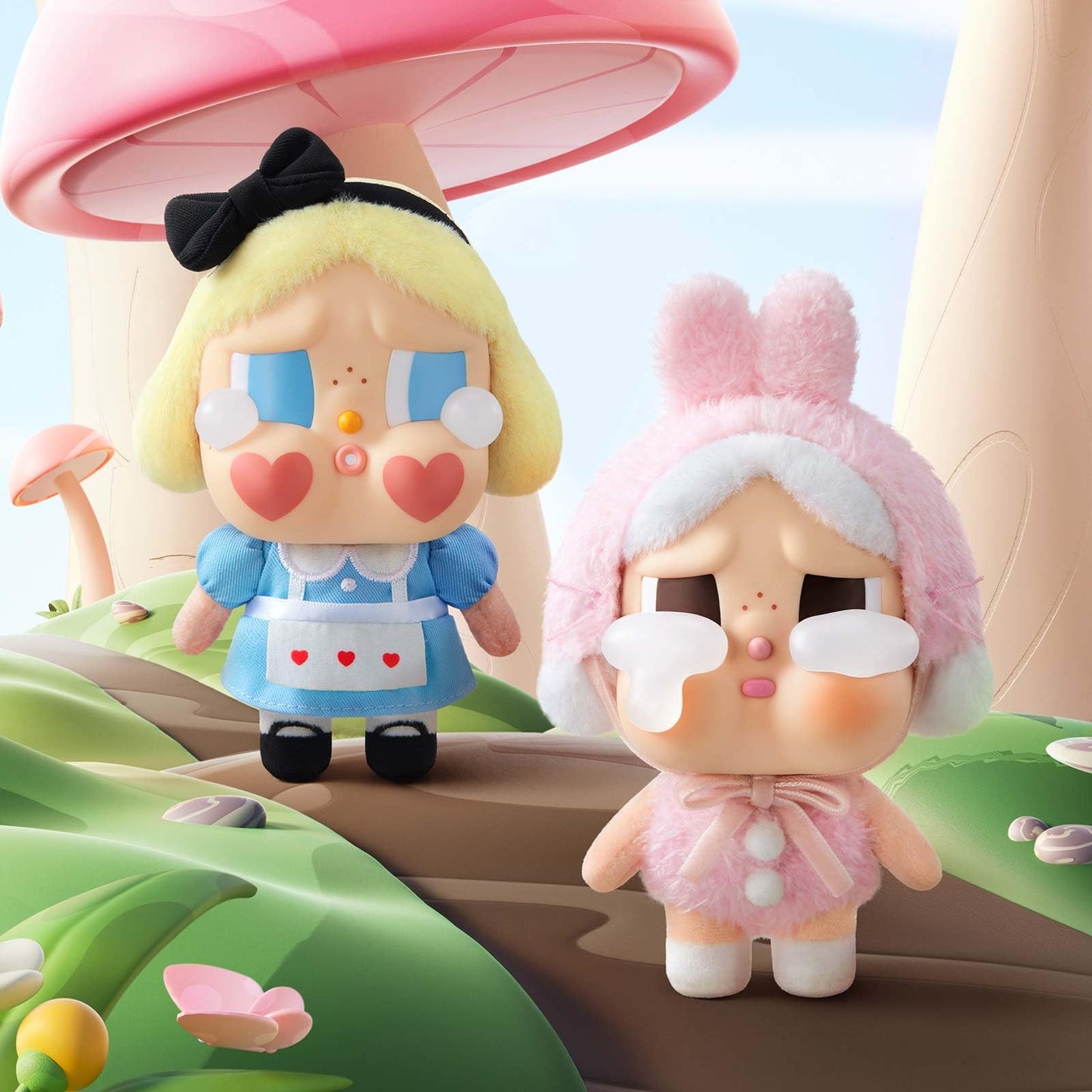 POP MART Crybaby Tears Factory Series Vinyl Blind Box Figures | Collectible Plush Toys