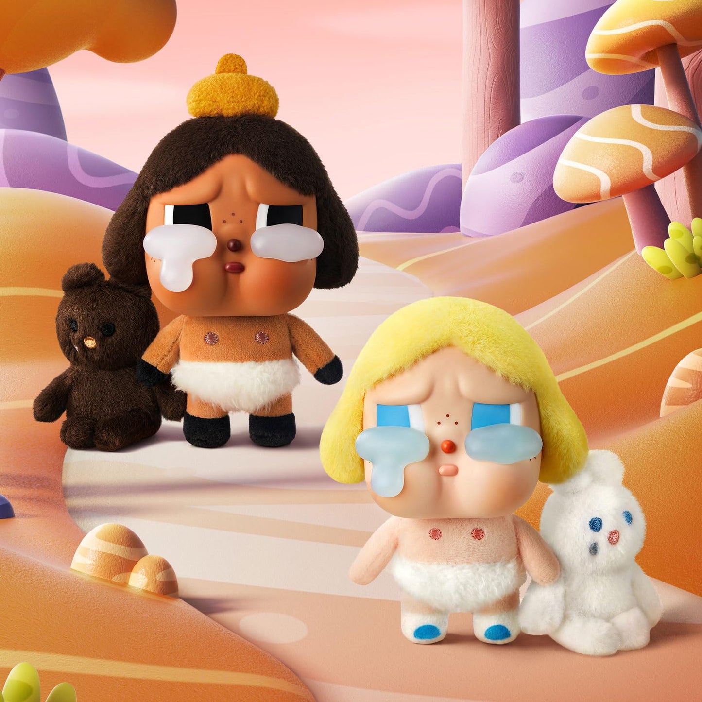 POP MART Crybaby Tears Factory Series Vinyl Blind Box Figures | Collectible Plush Toys