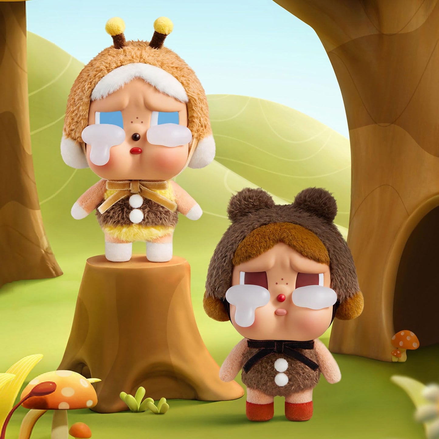 POP MART Crybaby Tears Factory Series Vinyl Blind Box Figures | Collectible Plush Toys