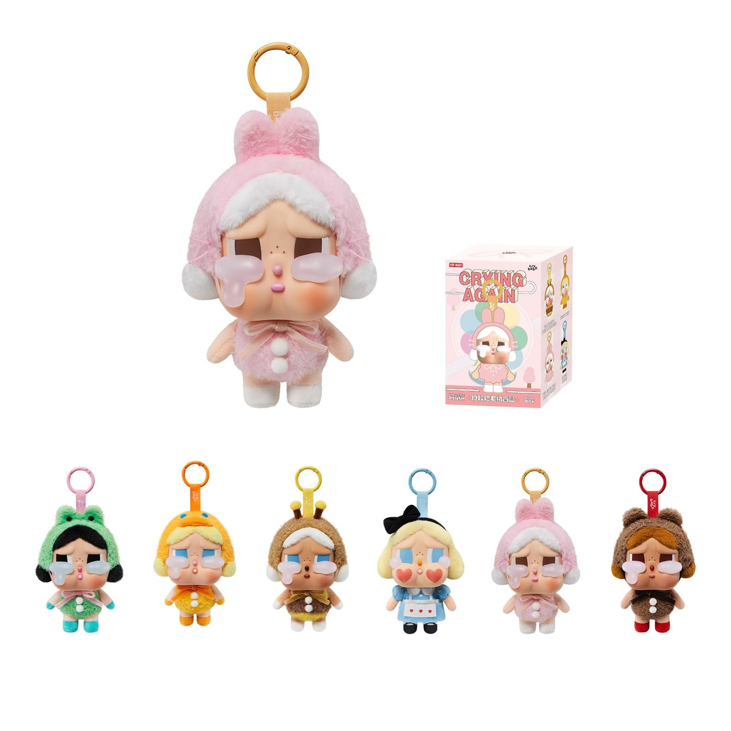 POP MART Crybaby Tears Factory Series Vinyl Blind Box Figures | Collectible Plush Toys