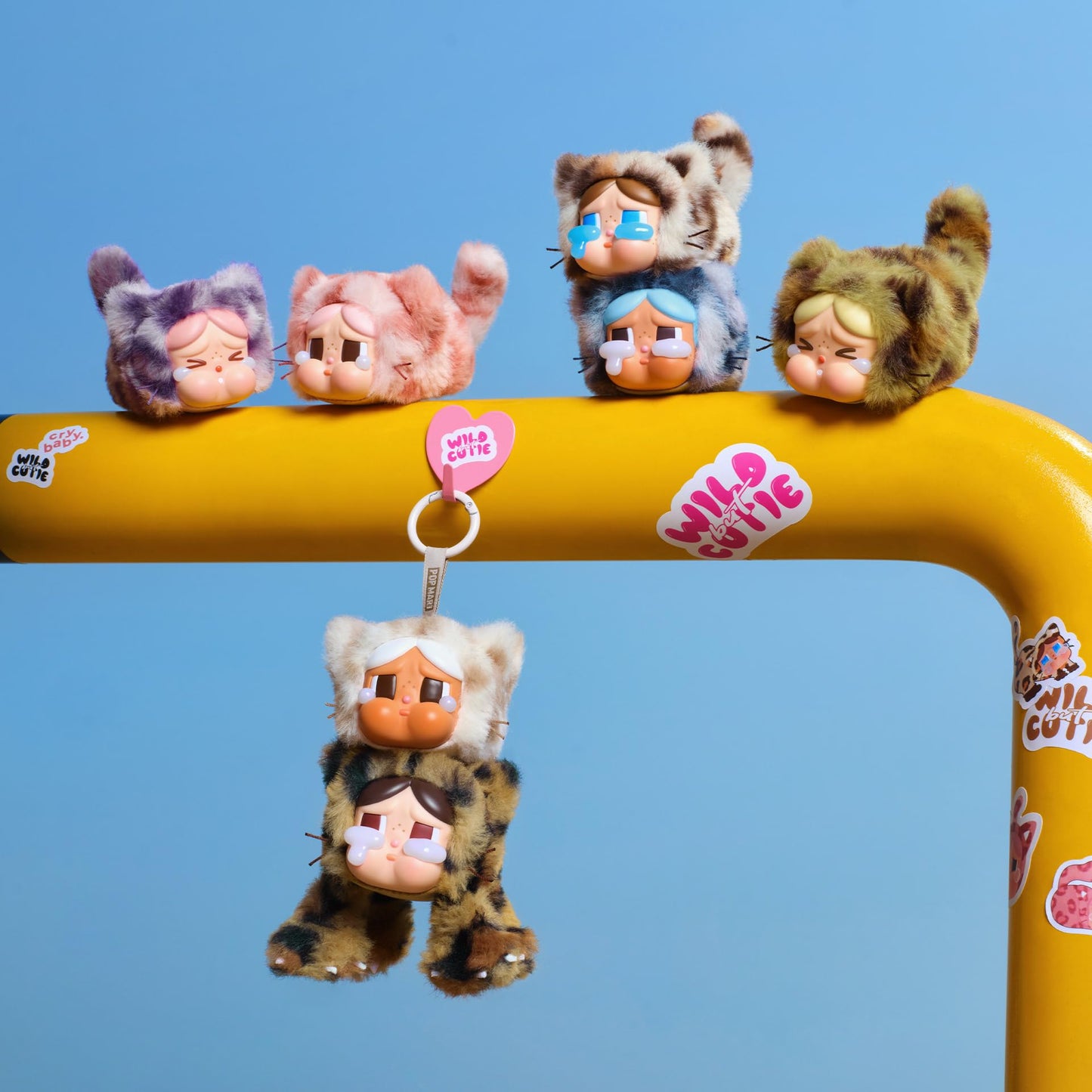 POP MART Crybaby Wild but Cutie Series — Vinyl Plush Pendant Blind Box Collectible Toys