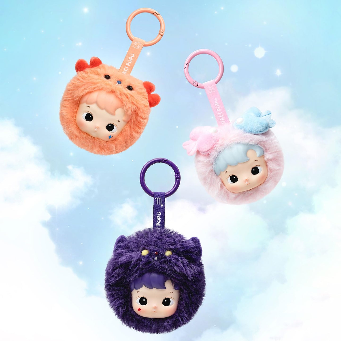 POP MART HACIPUPU Constellation Series Blind Box – Random Vinyl Plush Figures