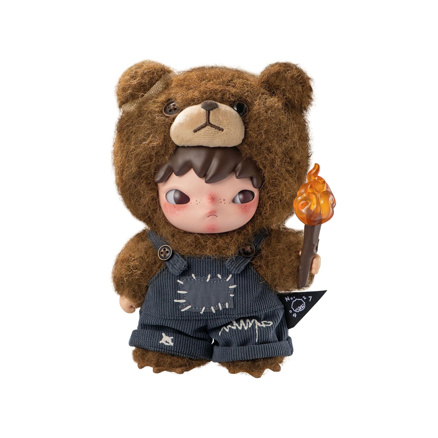 POP MART Hirono Living – Wild-Fight for Joy Plush Doll, 6.3in Collectible Toy & Home Decor