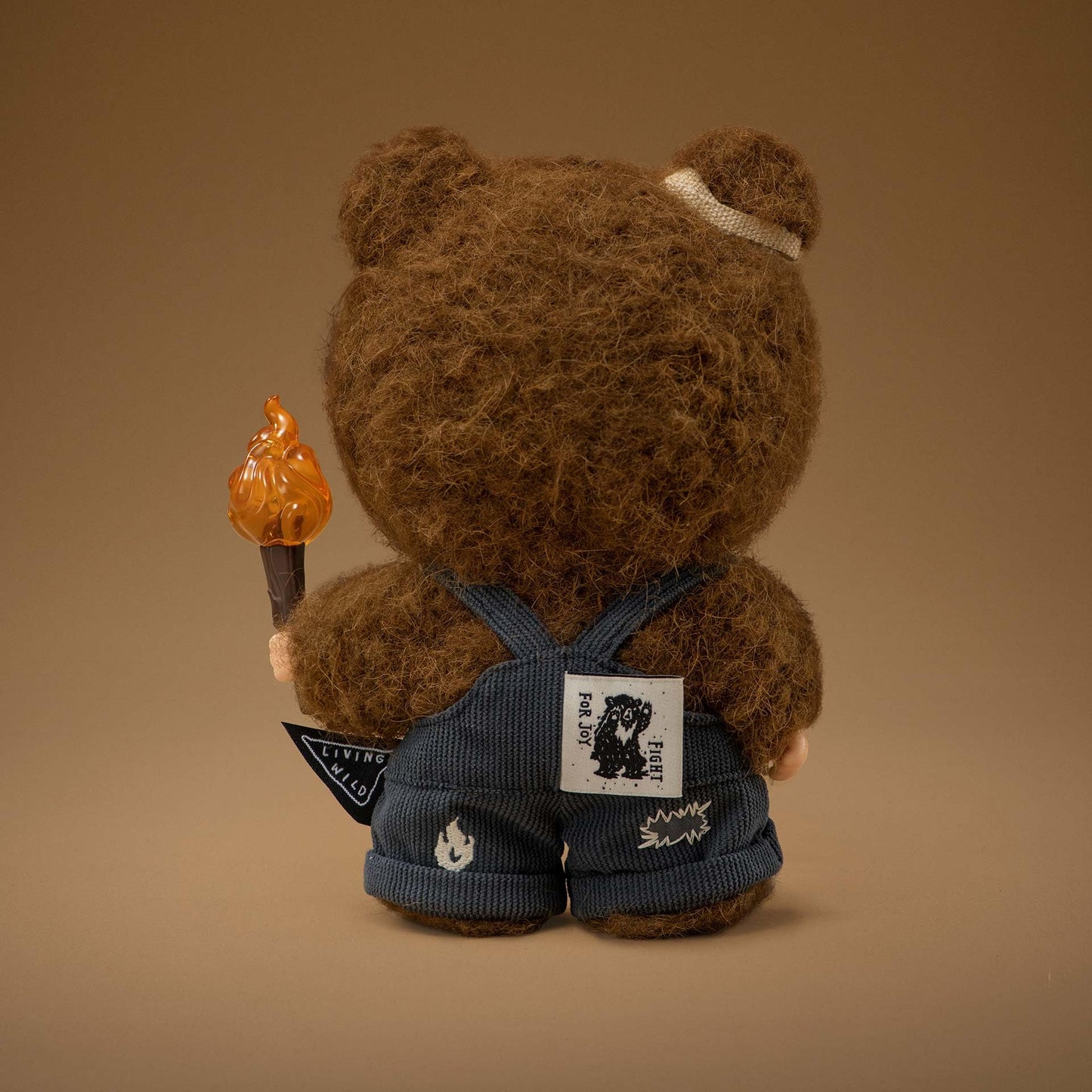 POP MART Hirono Living – Wild-Fight for Joy Plush Doll, 6.3in Collectible Toy & Home Decor
