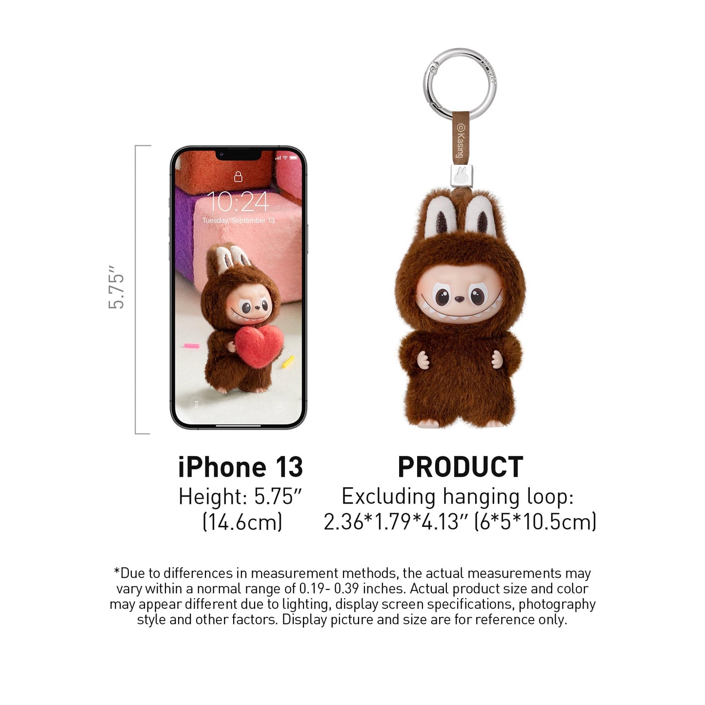 POP MART The Monster PIN for Love Series A-M – Vinyl Plush Pendant Blind Box | Labubu Collectible Toys
