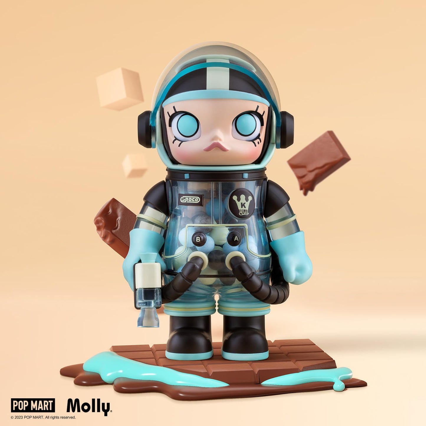 POP MART MEGA Space Molly 2-B Blind Box Figures – Random Collectibles for Desk Decor