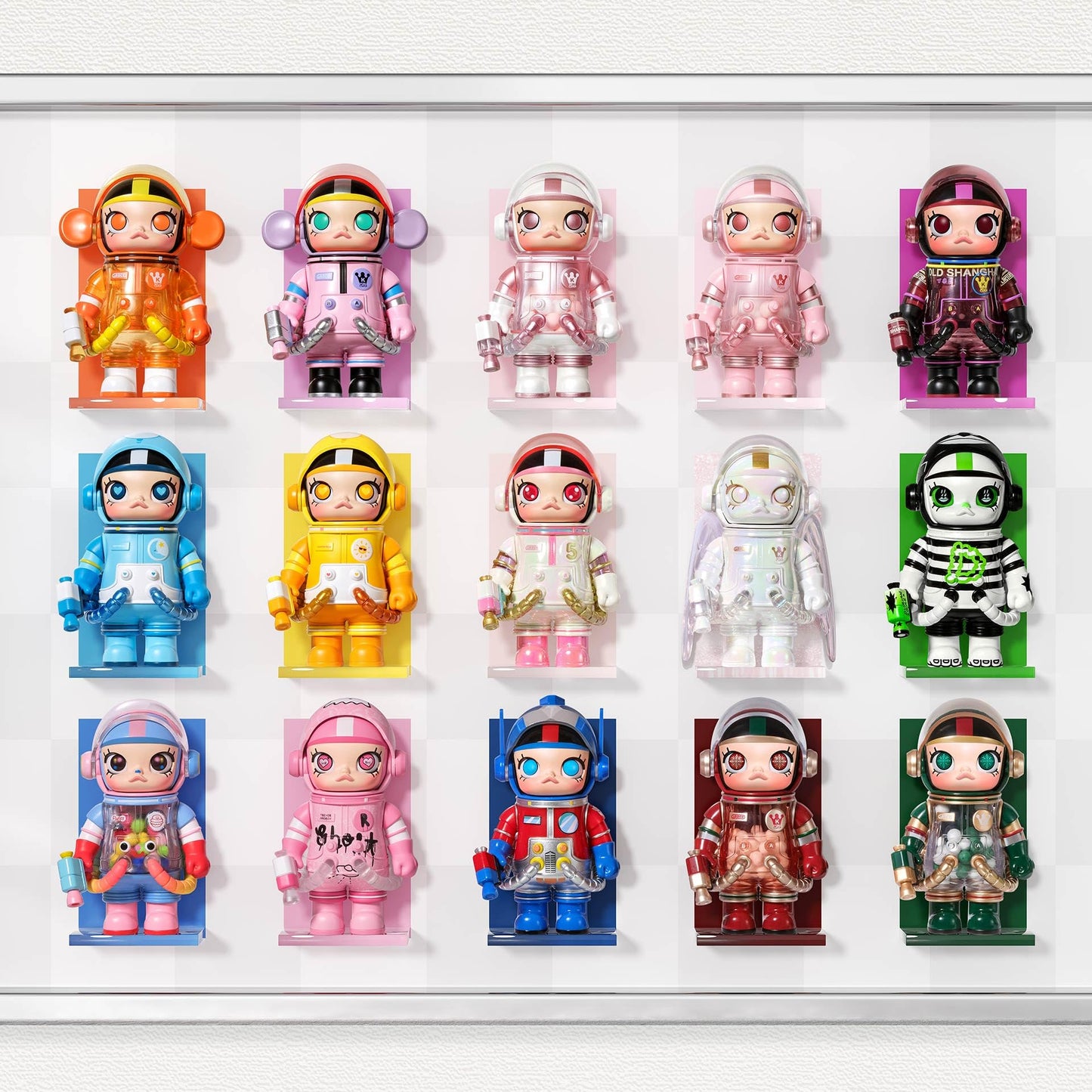 POP MART MEGA Space Molly 100% Series4 – 9 Blind Box Figures Collectibles