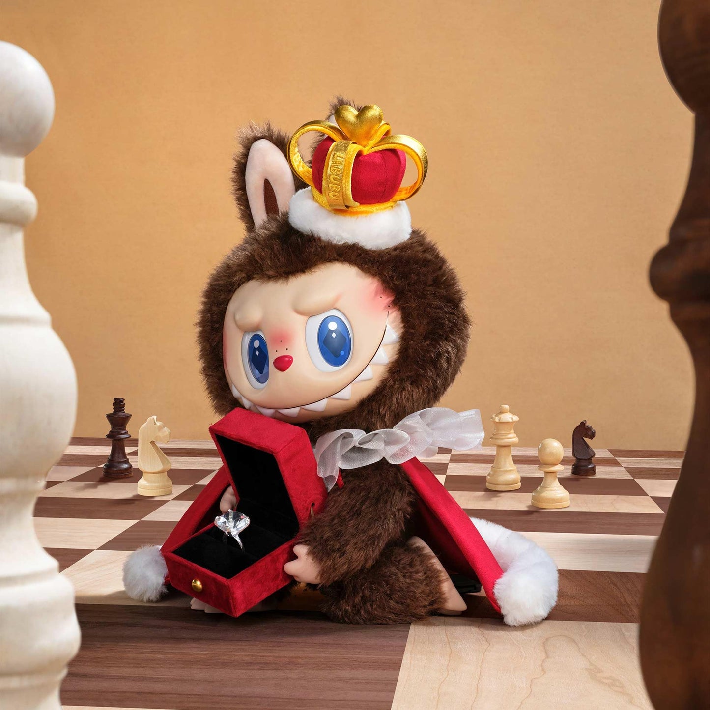POP MART The Monsters Lets Checkmate Plush – Collectible Desk Decor