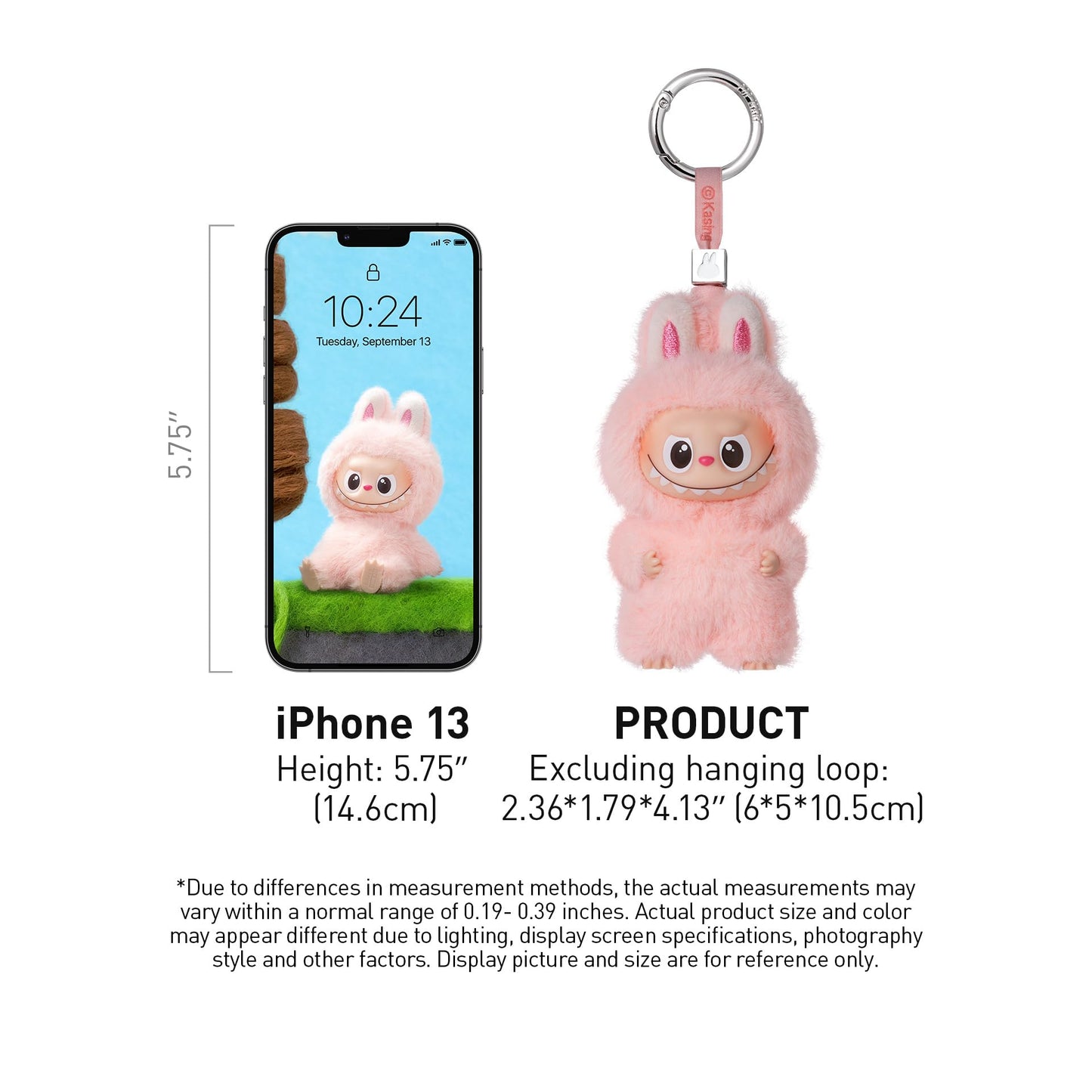 POP MART Monster Pin Love Series N-Z: Blind Box Vinyl Plush Keychain