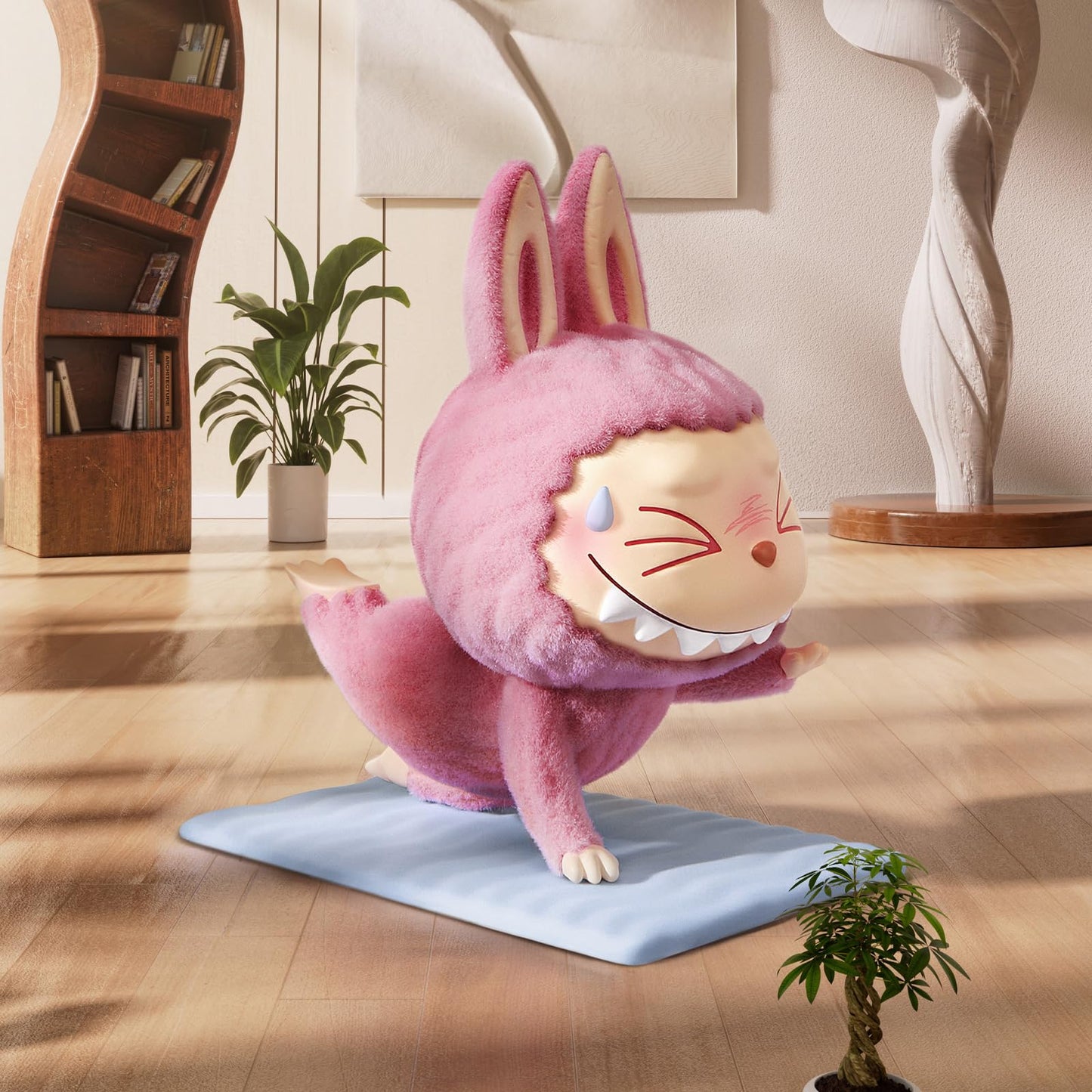 POP MART The Monsters Lazy Yoga Series – 10 Blind Box Figures Collection