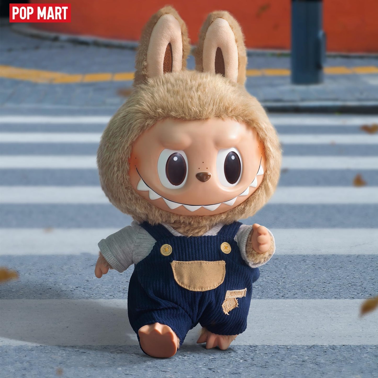 POP MART The Monsters Time to Chill Vinyl Plush Doll – Unisex Collectible Figure for Modern Home Decor