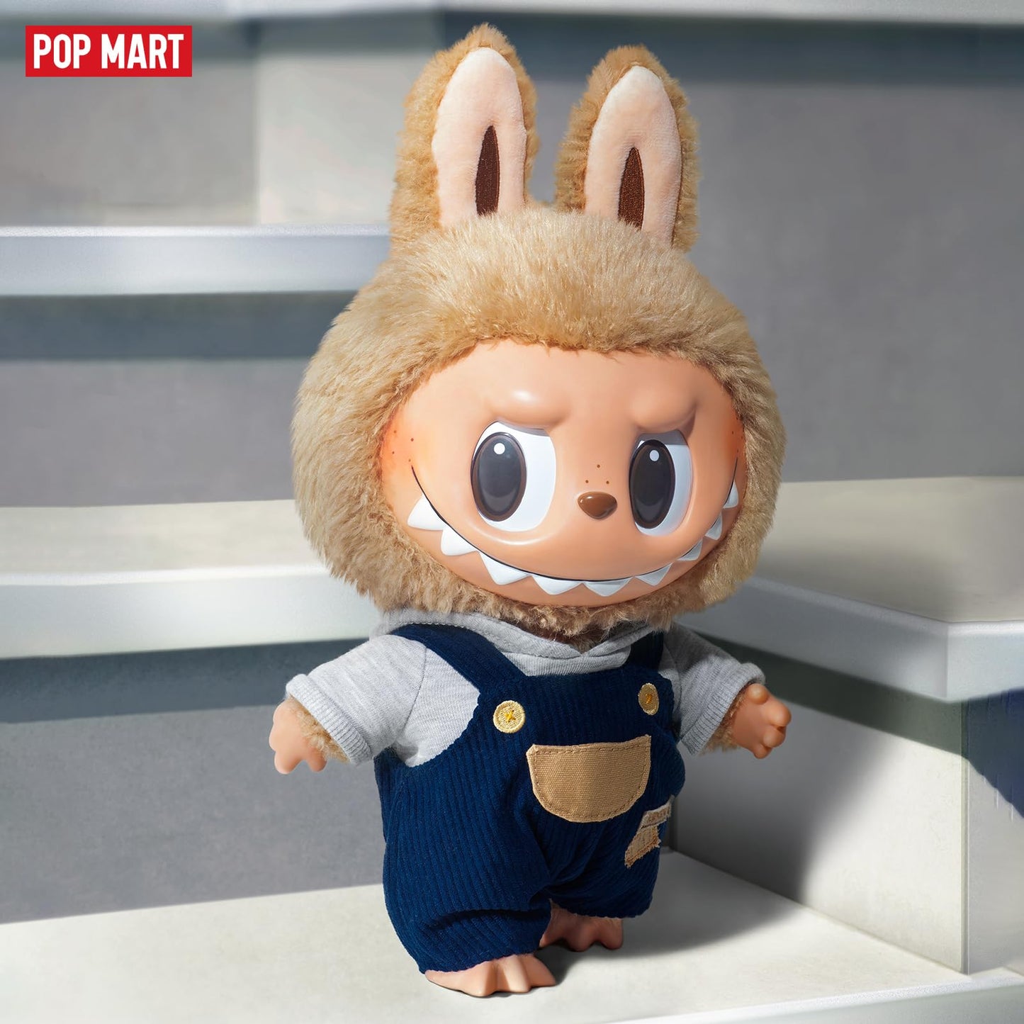 POP MART The Monsters Time to Chill Vinyl Plush Doll – Unisex Collectible Figure for Modern Home Decor