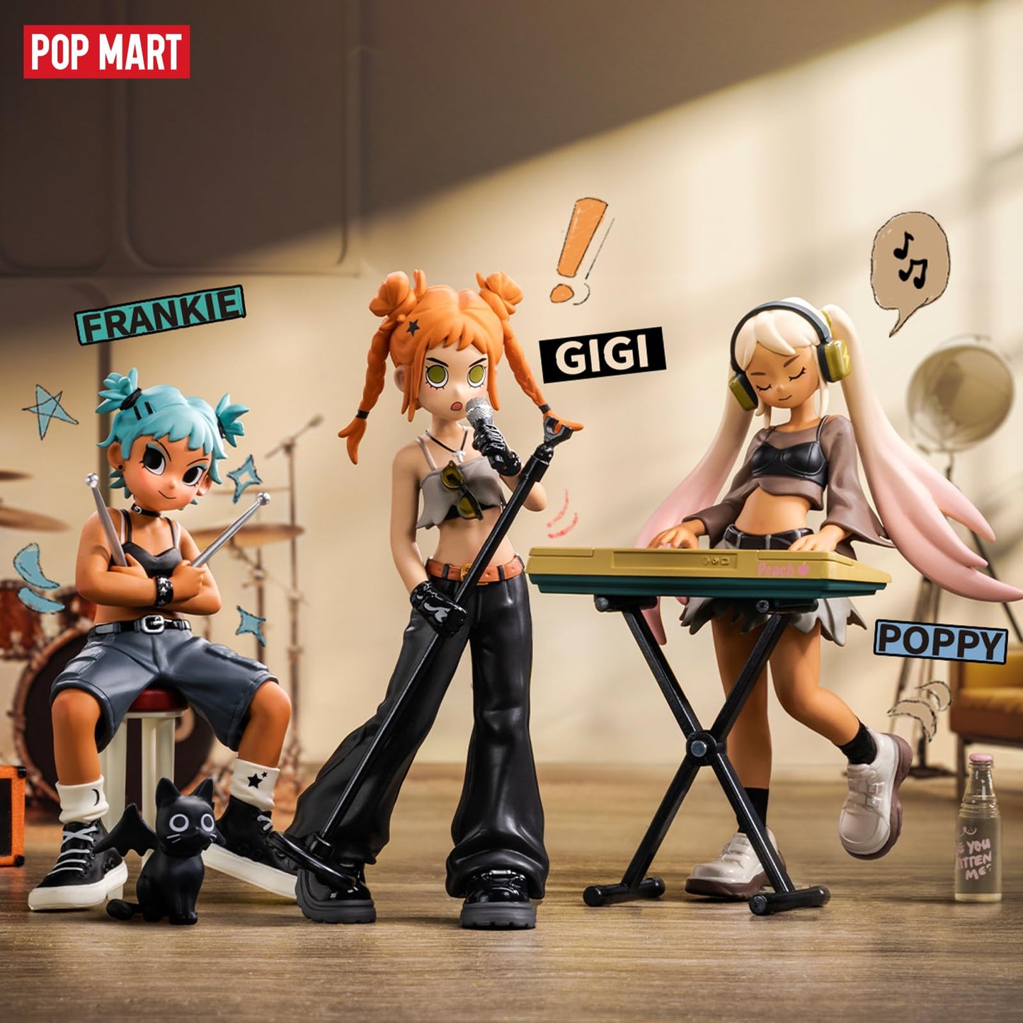 POP MART Peach Riot Rise Up Series Figures | Blind Box Collectibles