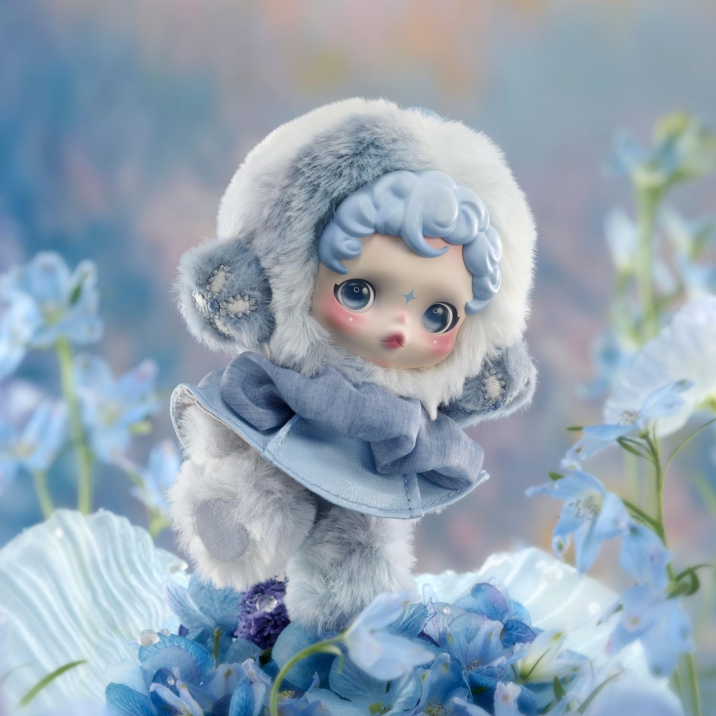 POP MART Skullpanda Impressionism Series Plush Doll – 9 Blind Box Collectible Figures